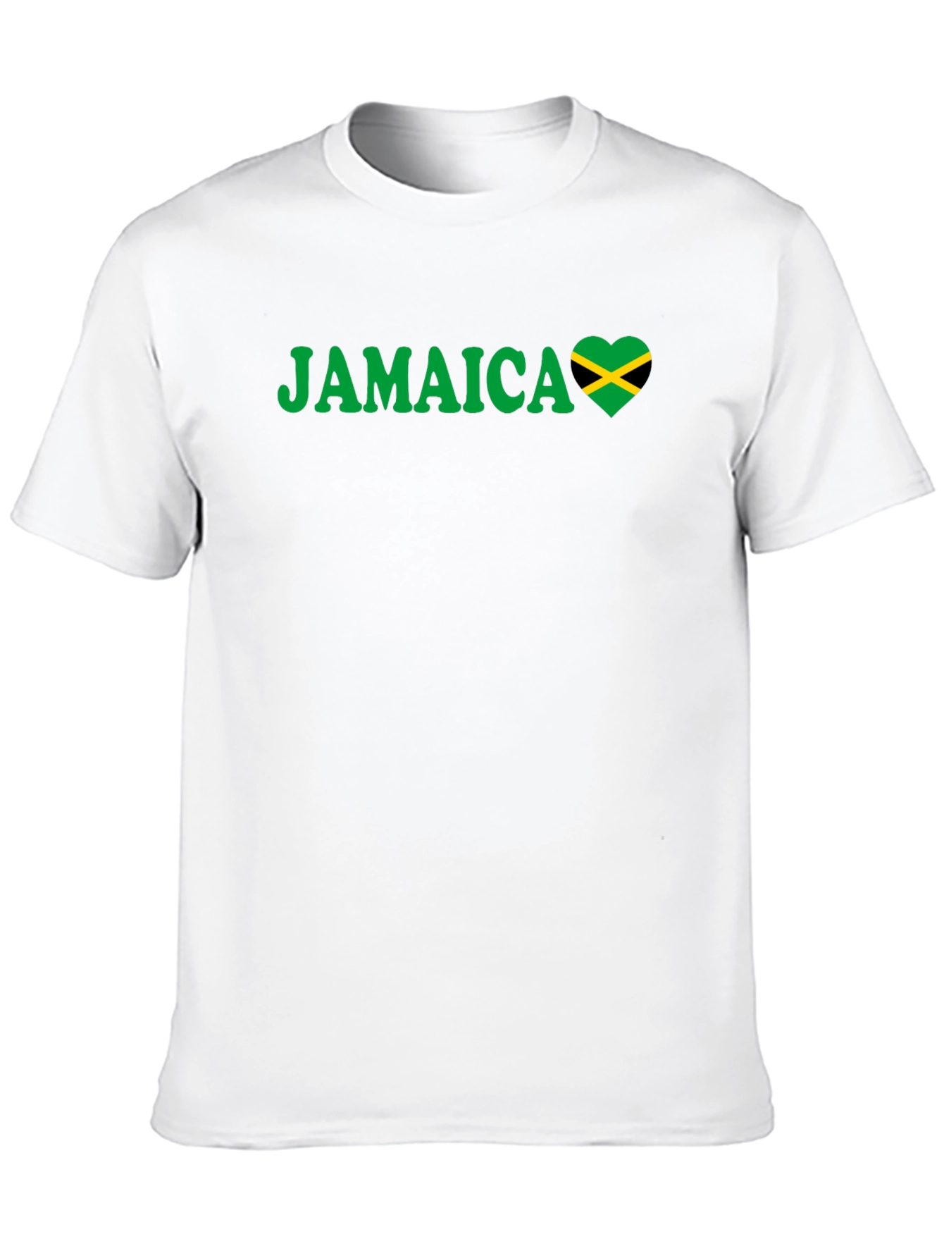 Jamaica Heart Flag T-Shirt