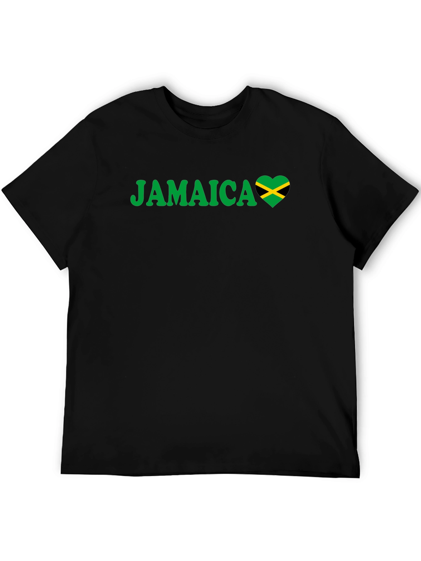 Jamaica Heart Flag T-Shirt
