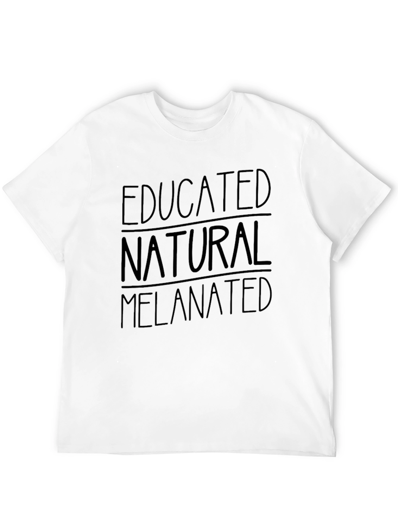 Educated Natural Melanated Graphic Tee