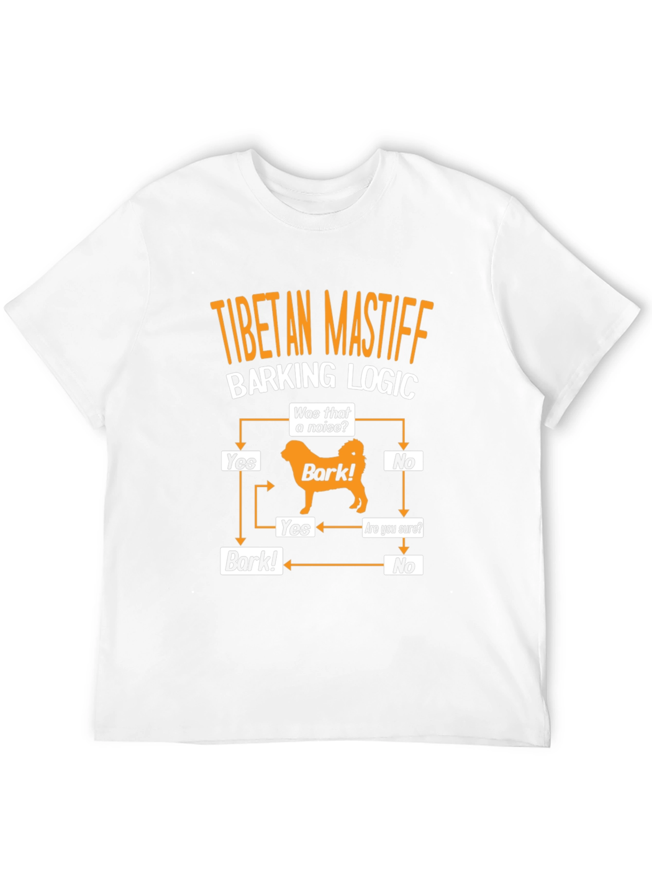 Tibetan Mastiff Barking Logic T-Shirt