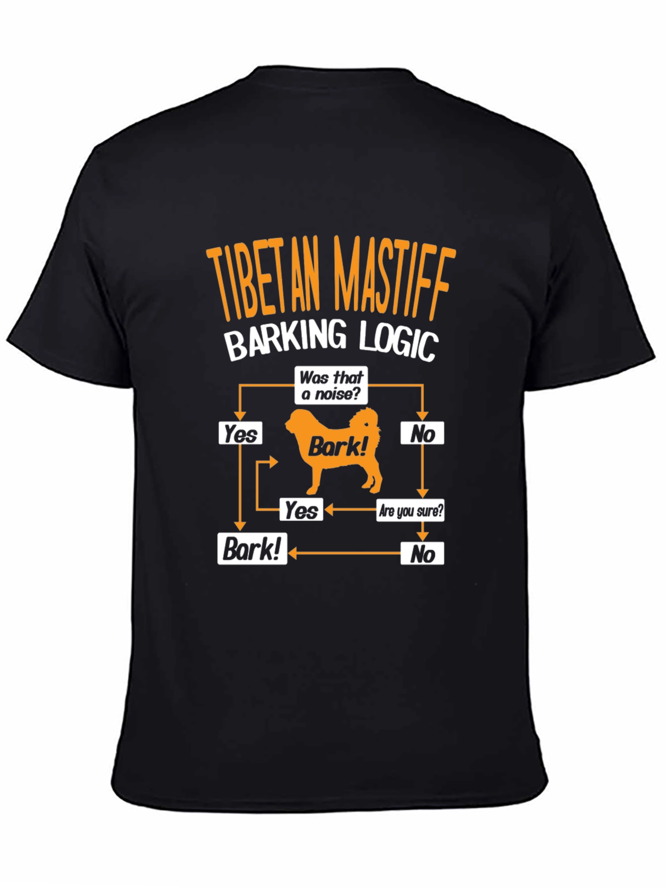 Tibetan Mastiff Barking Logic T-Shirt