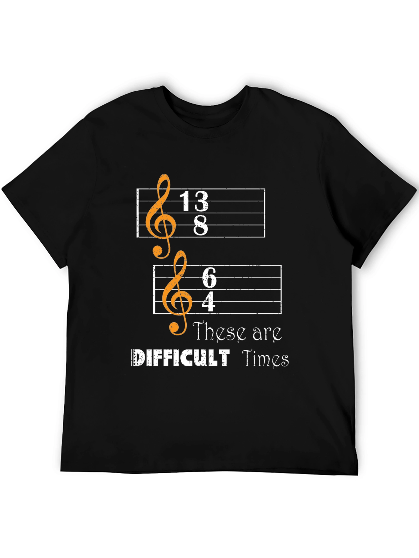 Difficult Times Music Pun T-Shirt