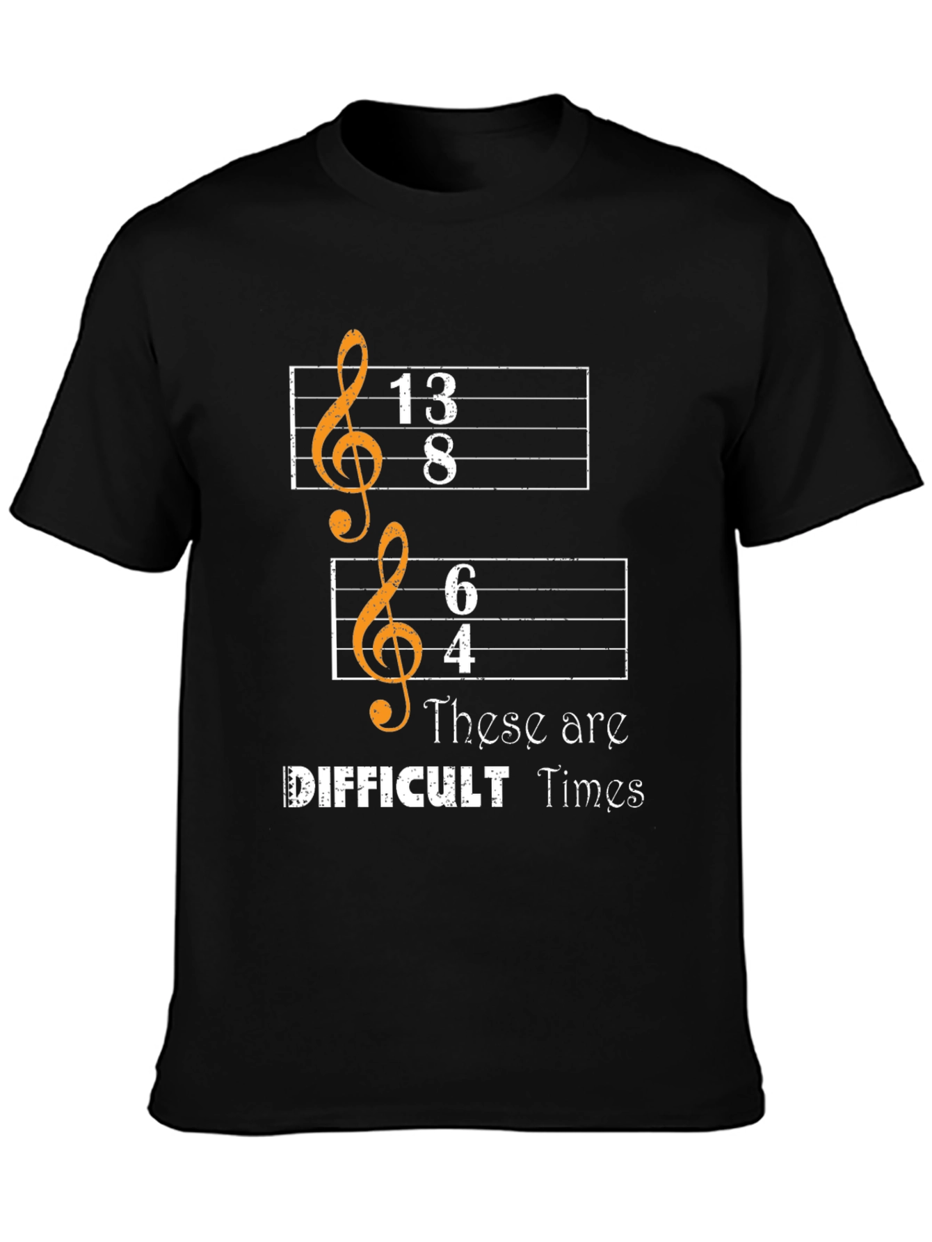 Difficult Times Music Pun T-Shirt