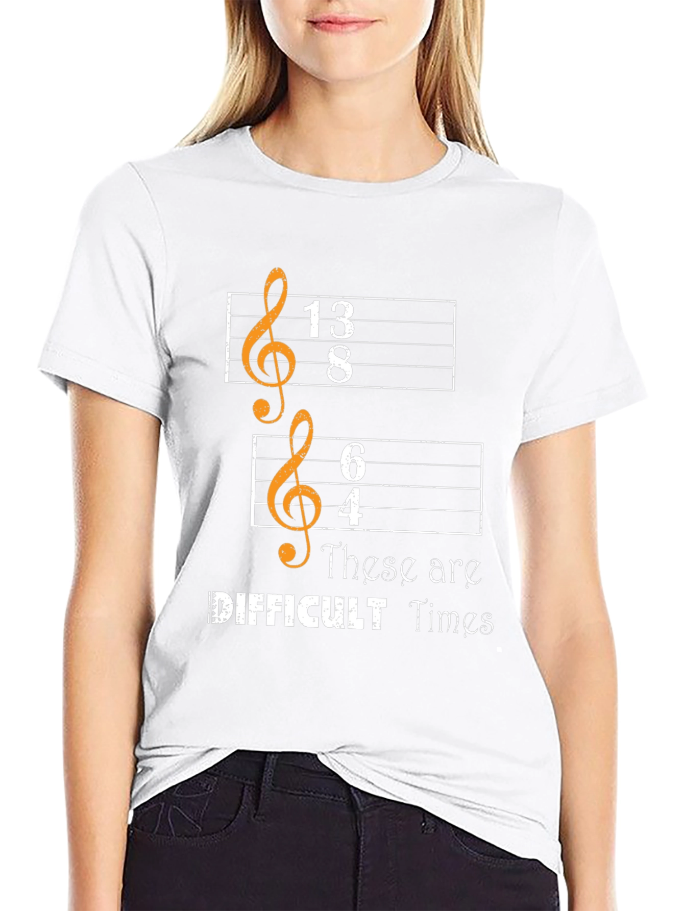 Difficult Times Music Pun T-Shirt