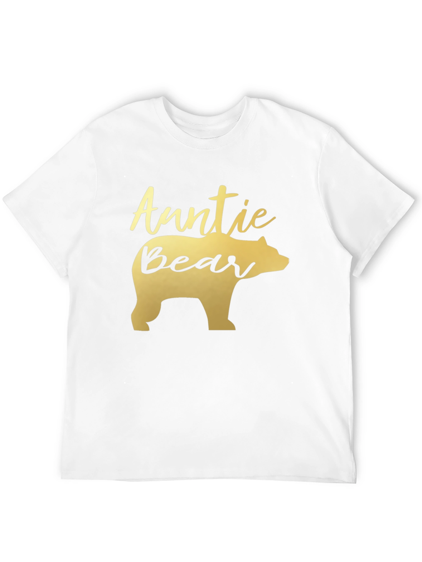 Auntie Bear Graphic T-Shirt - Black
