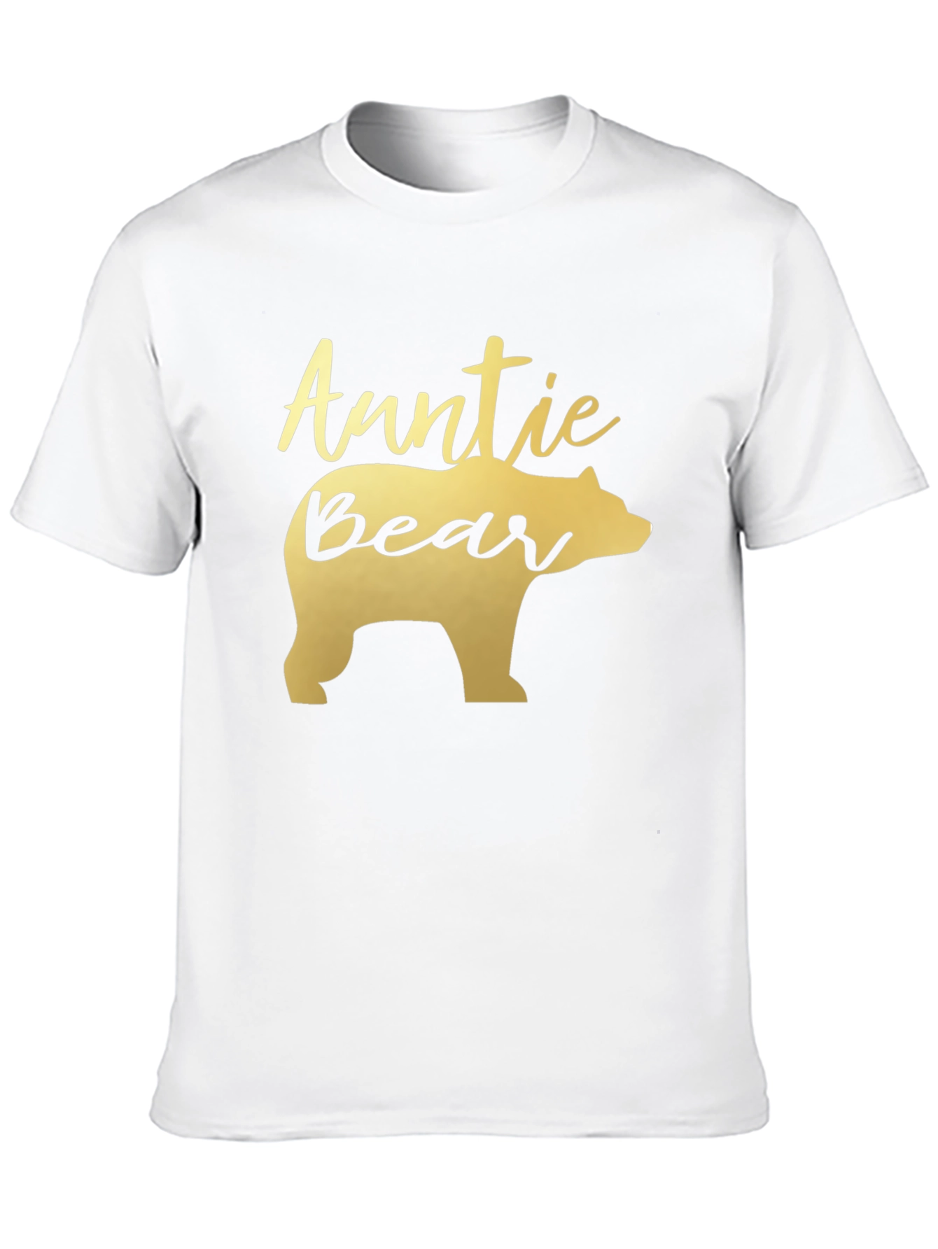 Auntie Bear Graphic T-Shirt - Black