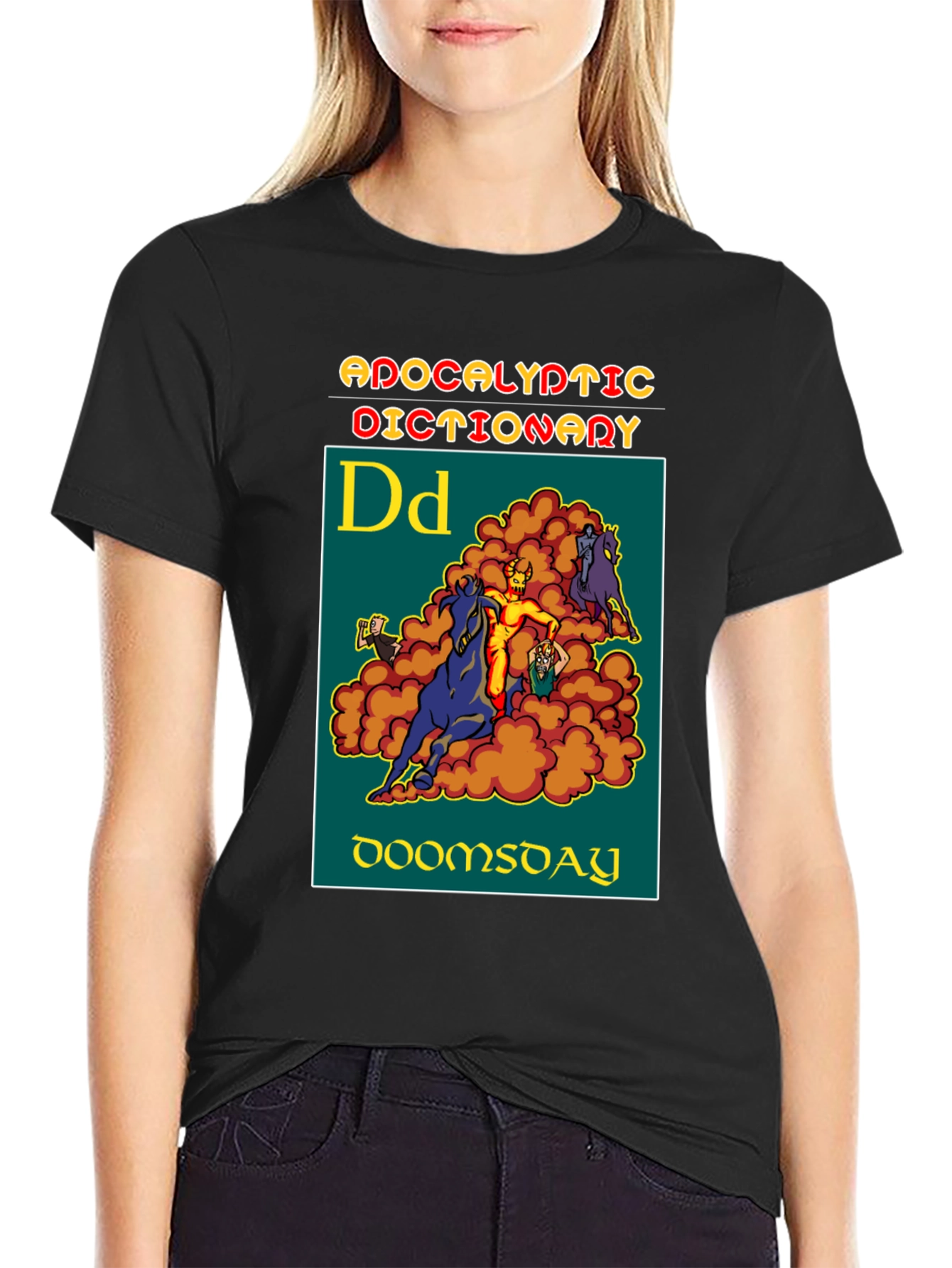 Apocalyptic Dictionary Doomsday Graphic T-Shirt