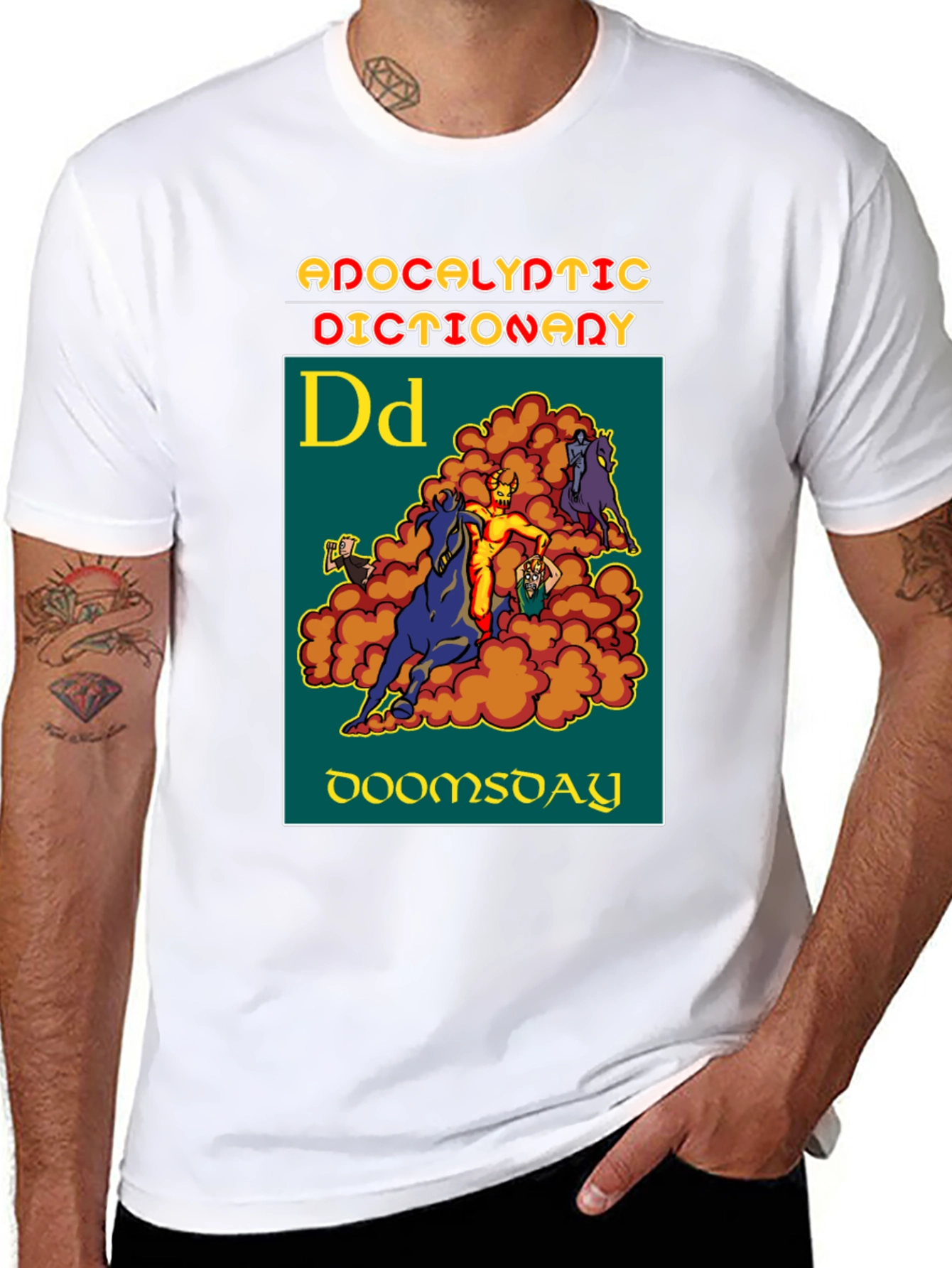 Apocalyptic Dictionary Doomsday Graphic T-Shirt