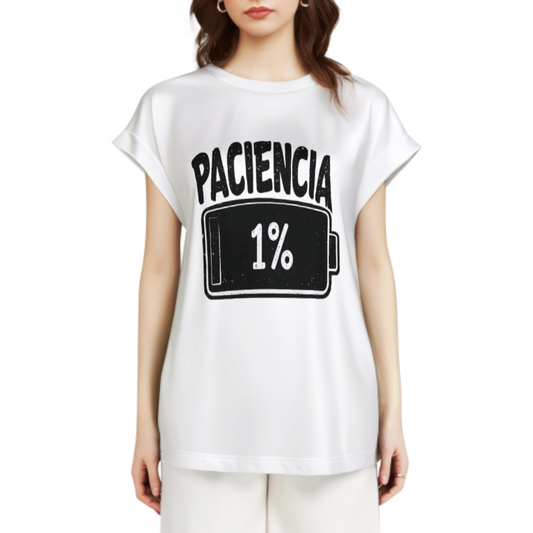 Funny Low Battery Patience Tee, Sarcastic Mood Graphic Shirt, Minimalist Humor Typography T-Shirt, Casual Meme Inspired Graphic Top(z738)
