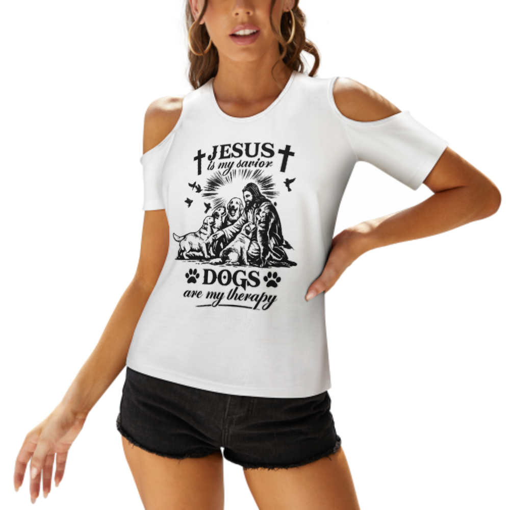 Faith and Dogs Graphic Tee, Inspirational Christian Dog Lover Shirt, Vintage Religious Quote T-Shirt, Meaningful Casual Graphic Top(z720)