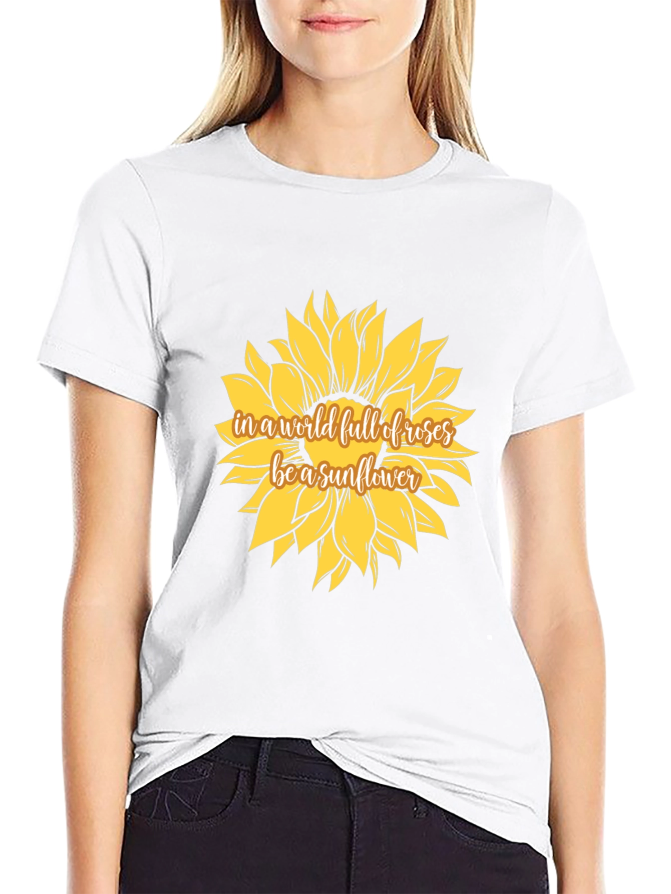 Sunflower Graphic Tee - Be a Sunflower