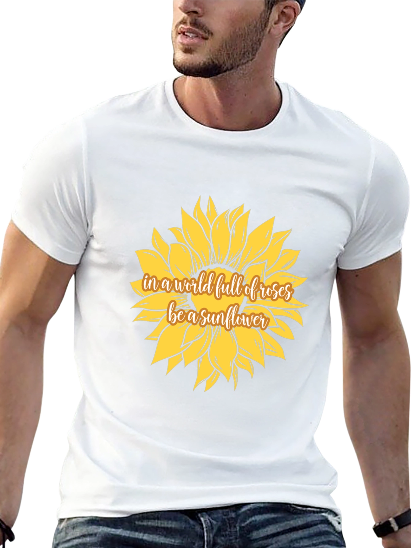 Sunflower Graphic Tee - Be a Sunflower