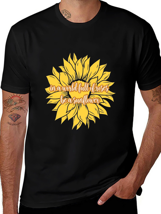 Sunflower Graphic Tee - Be a Sunflower