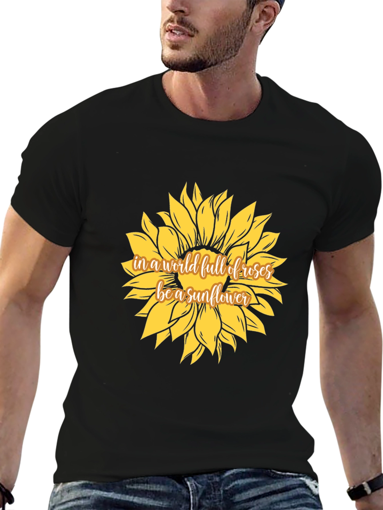 Sunflower Graphic Tee - Be a Sunflower