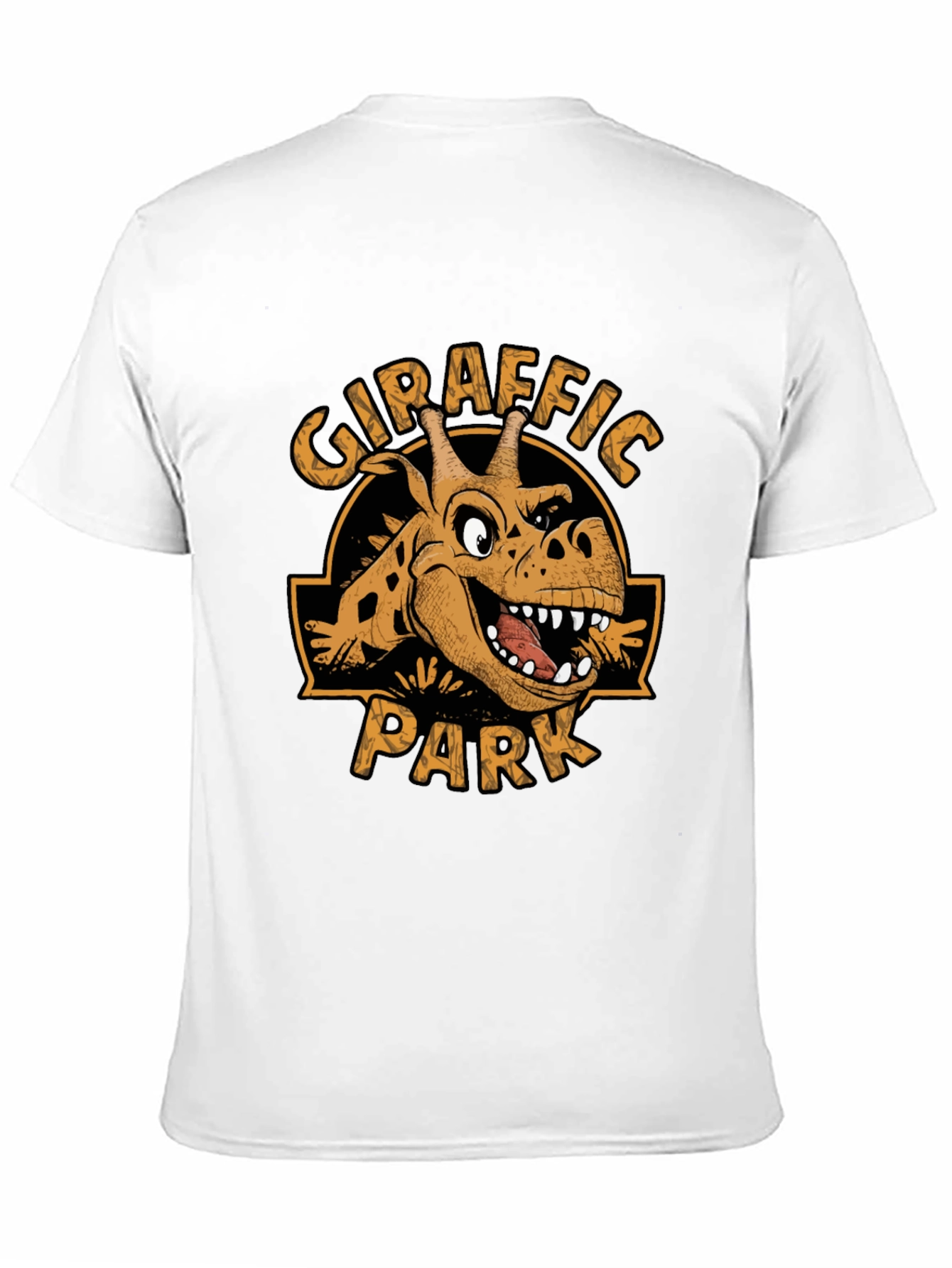 Giraffaic Park T-Shirt - Novelty Giraffe Jurassic Parody