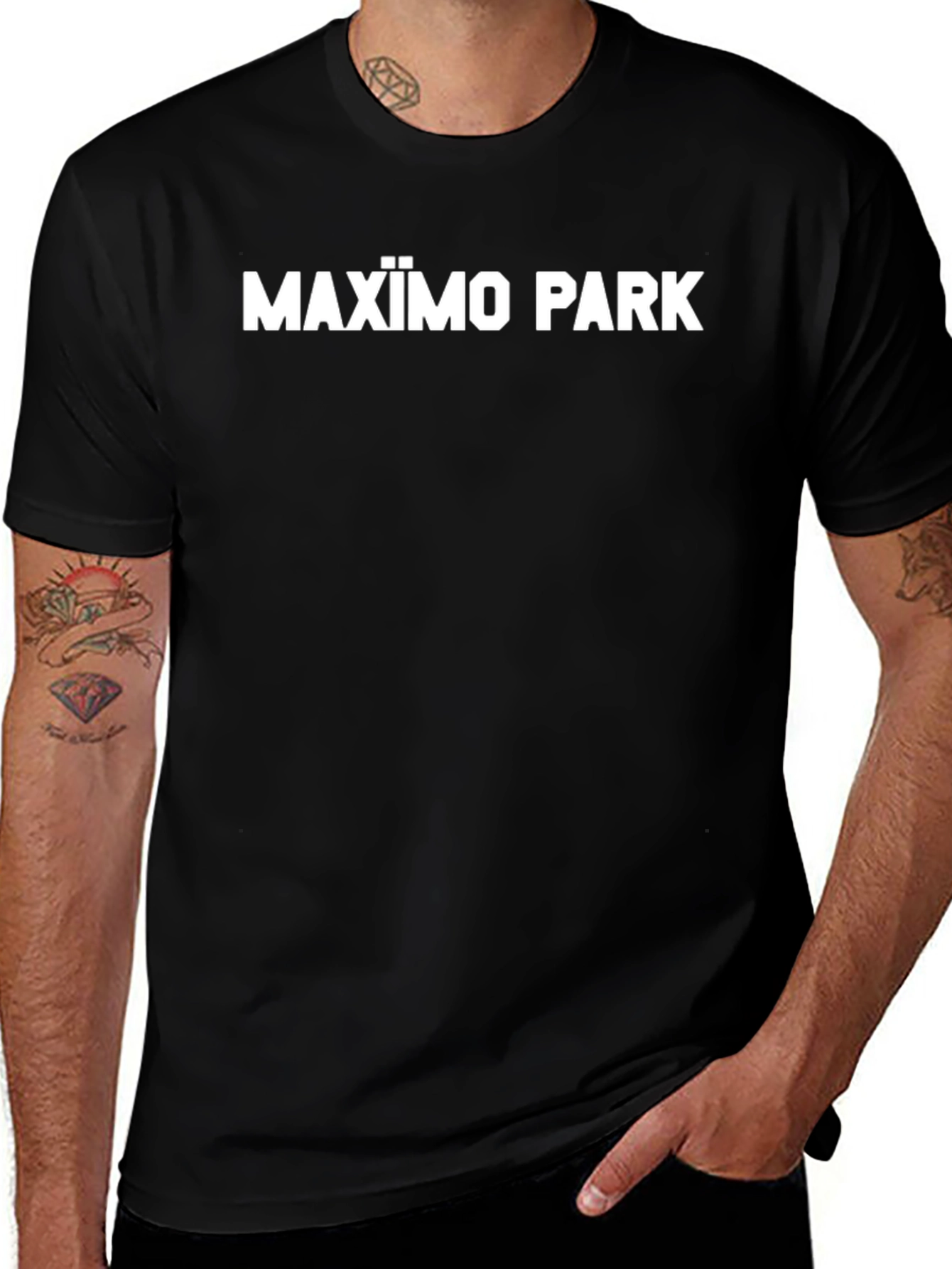 Maximo Park Band T-Shirt - Classic Black Tee