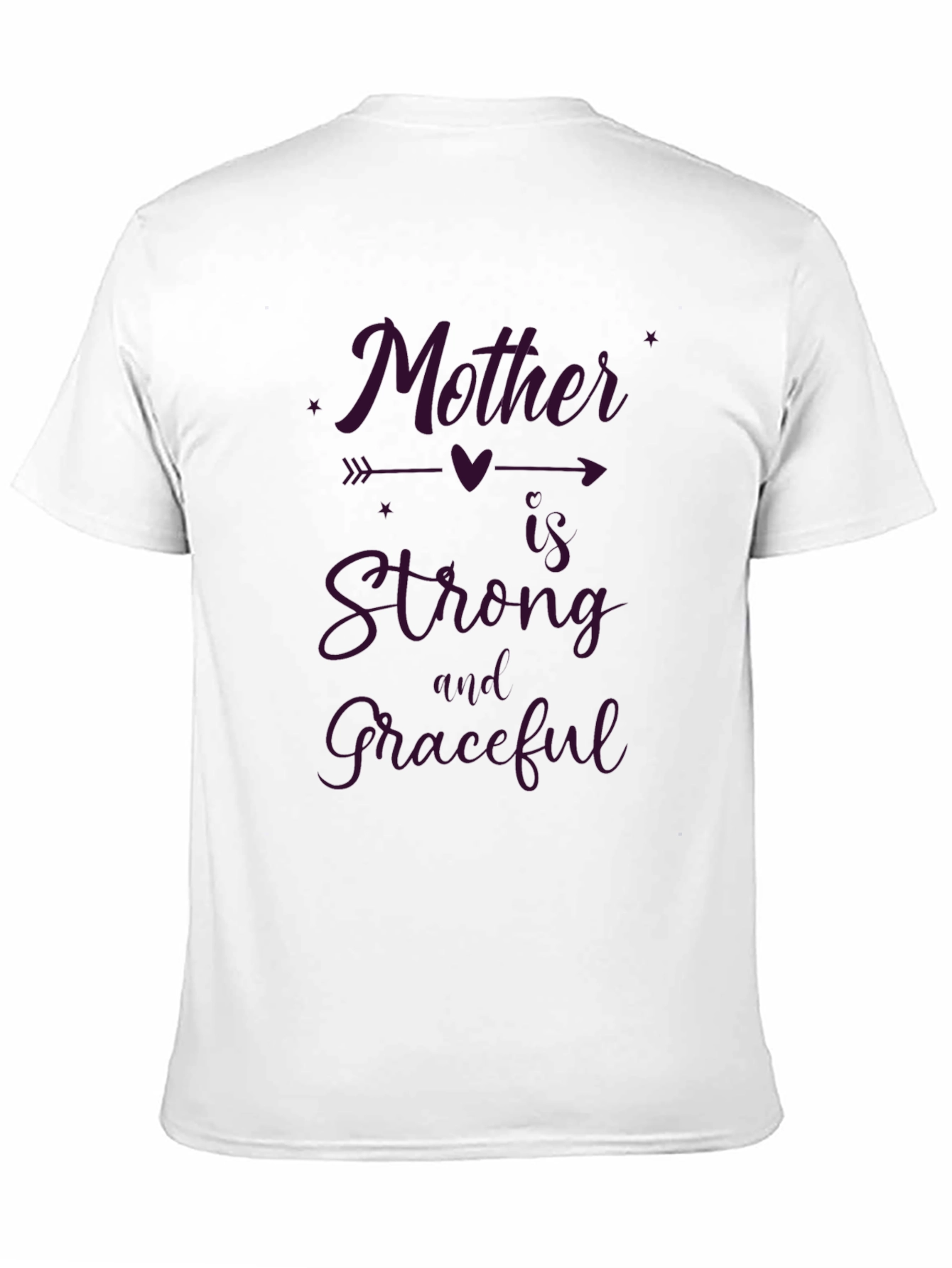 Mother is Strong and Graceful T-Shirt - Black