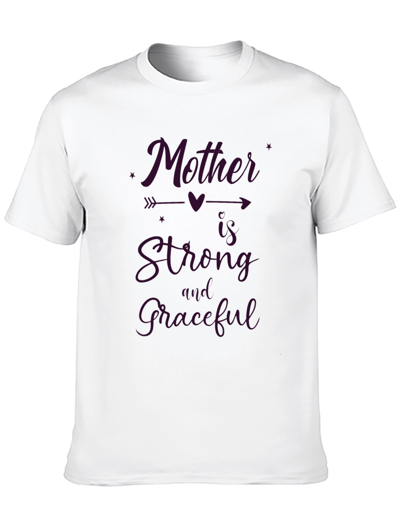 Mother is Strong and Graceful T-Shirt - Black