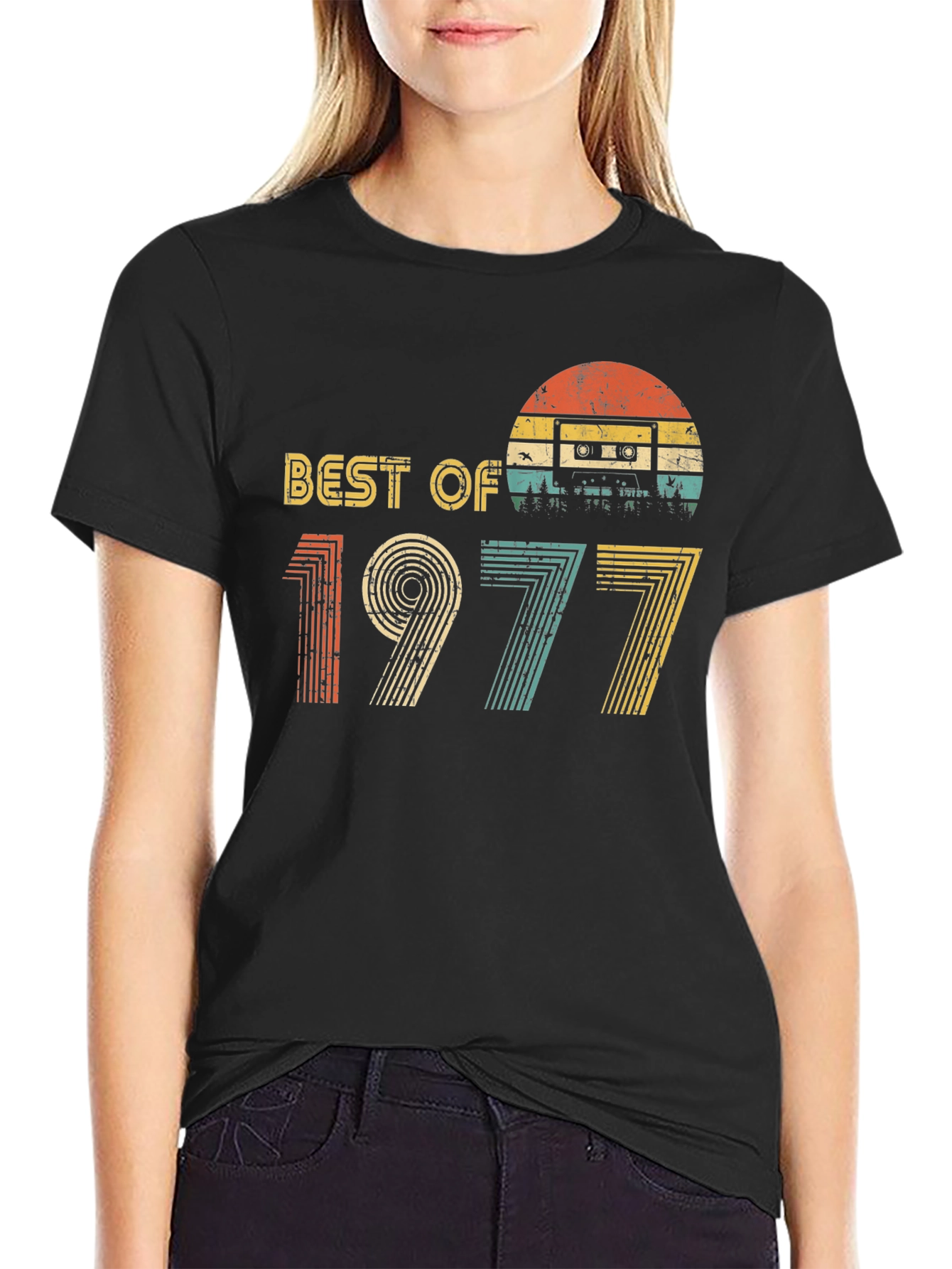 Best of 1977 Cassette Tape Graphic T-Shirt