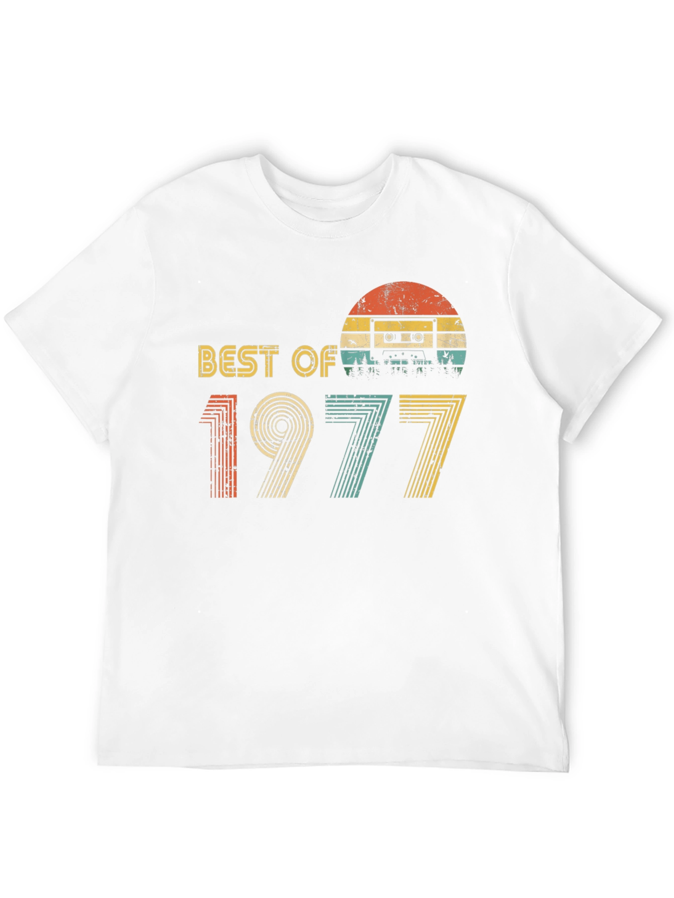 Best of 1977 Cassette Tape Graphic T-Shirt