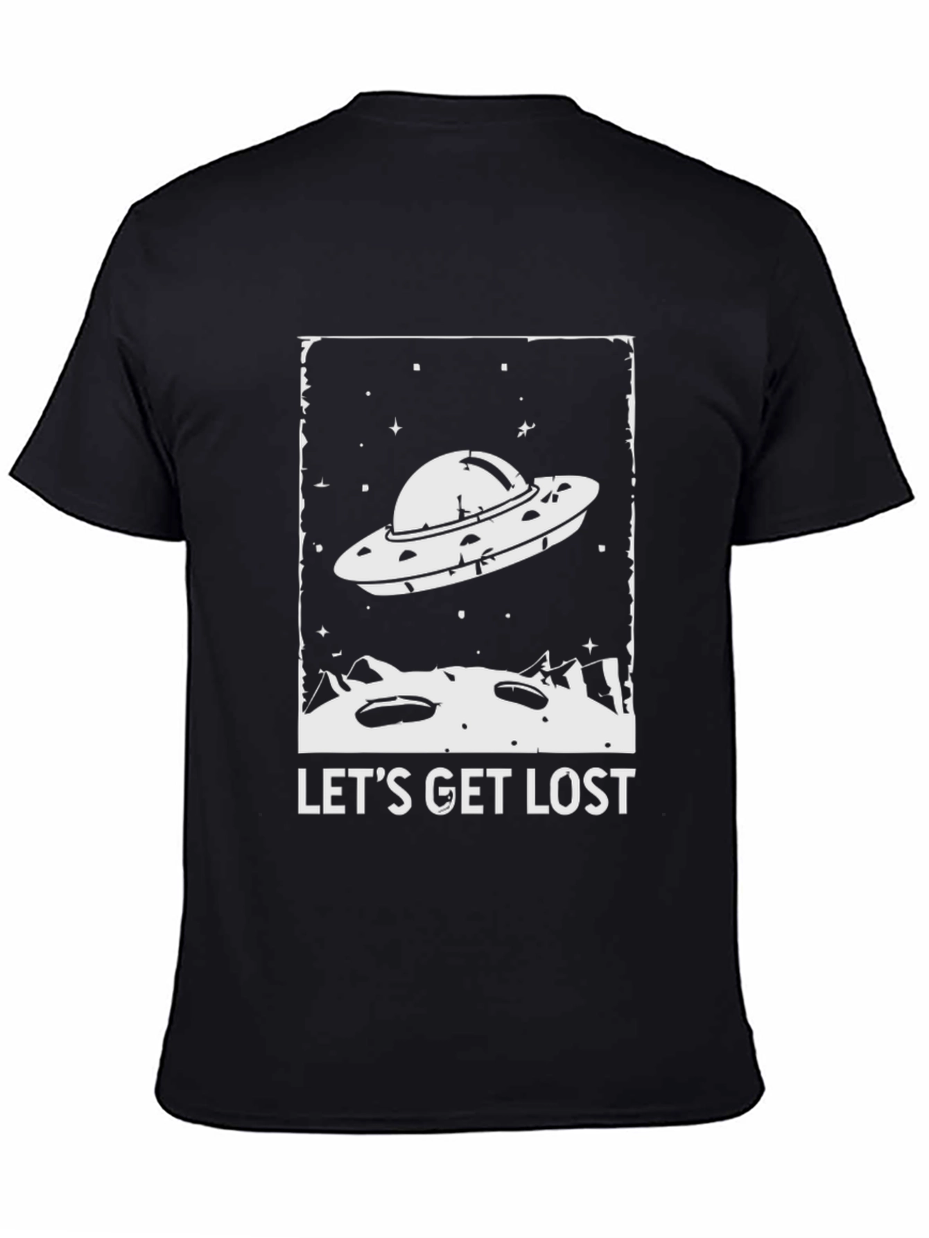 Lets Get Lost UFO Graphic T-Shirt