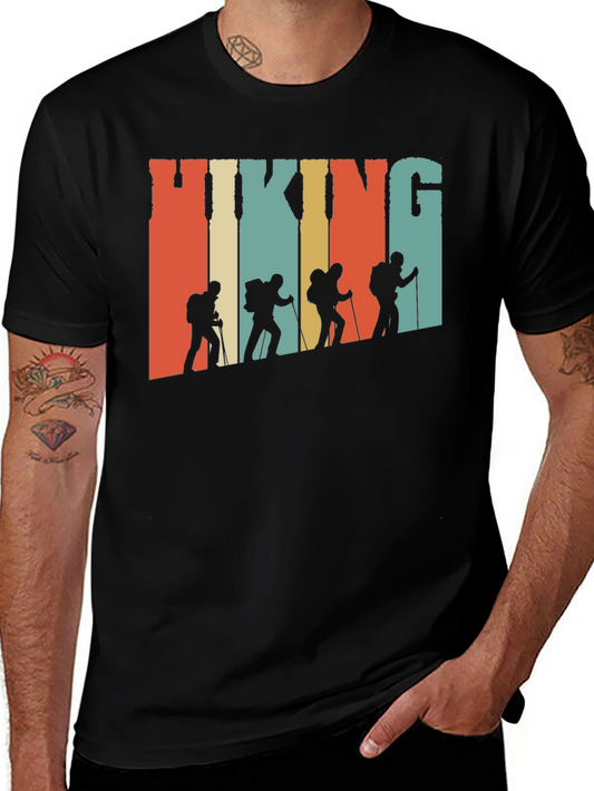 Retro Hiking T-Shirt - Adventure Ready!