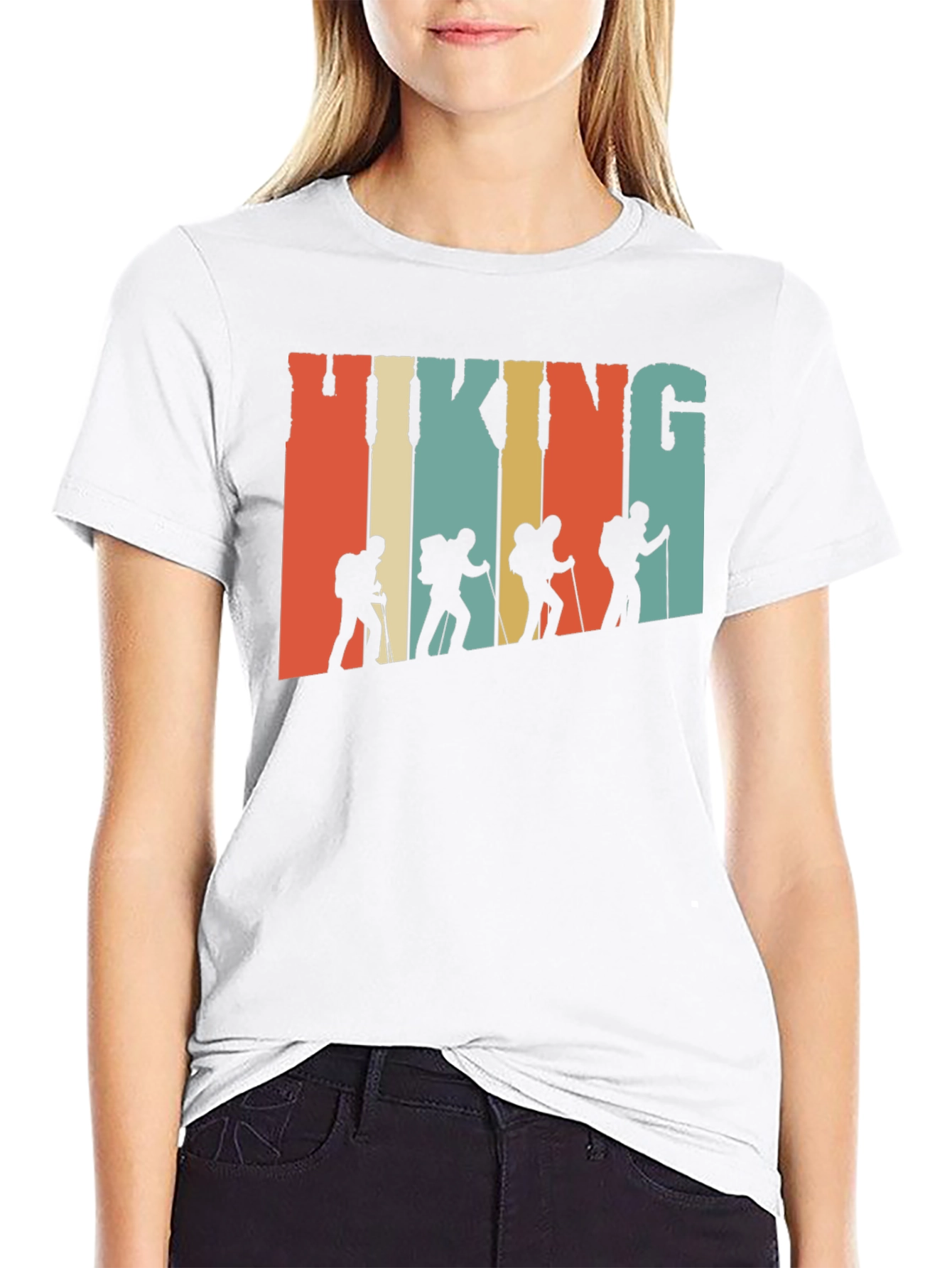 Retro Hiking T-Shirt - Adventure Ready!