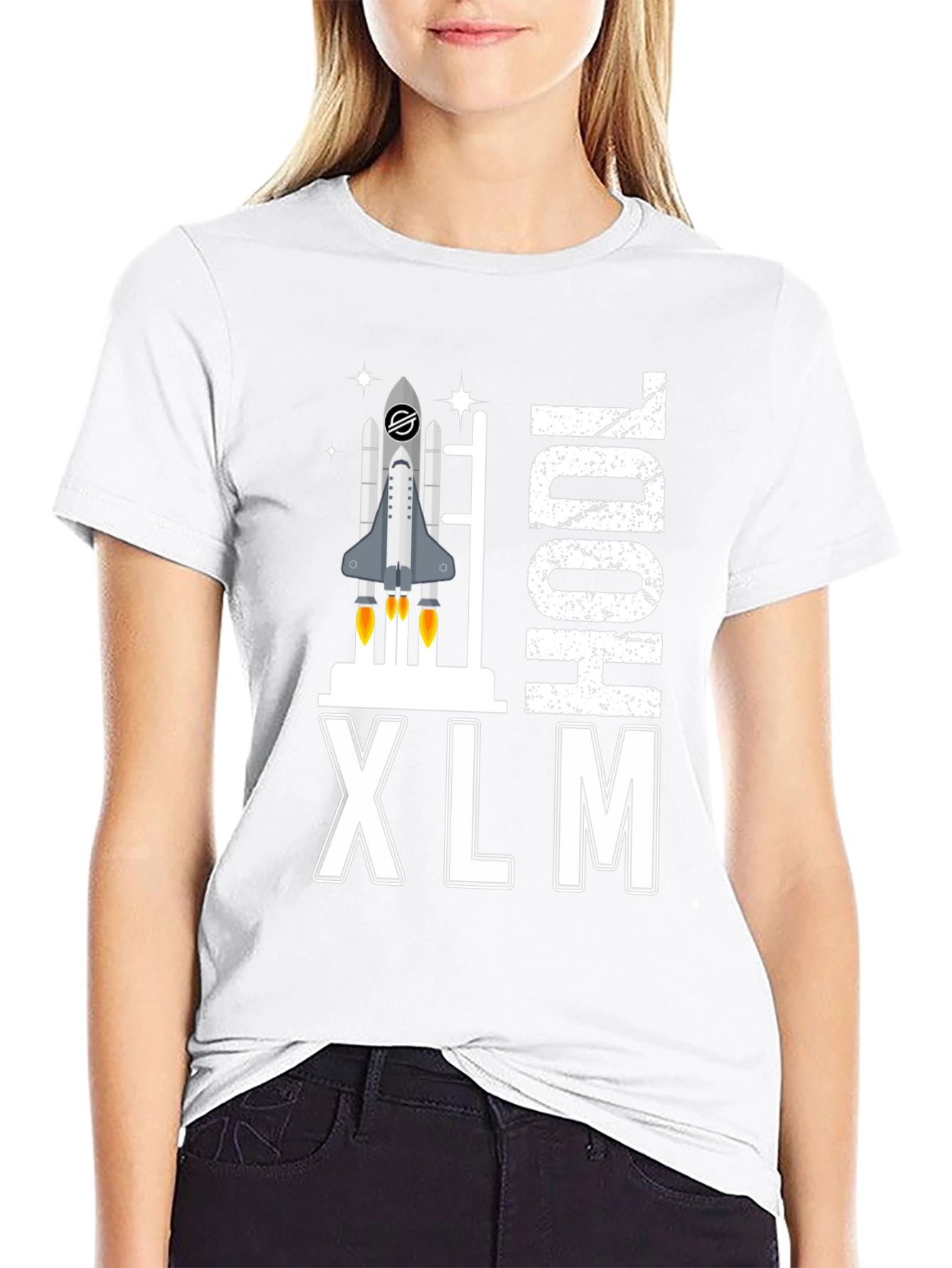 HODL XLM T-Shirt Crypto Space Launch