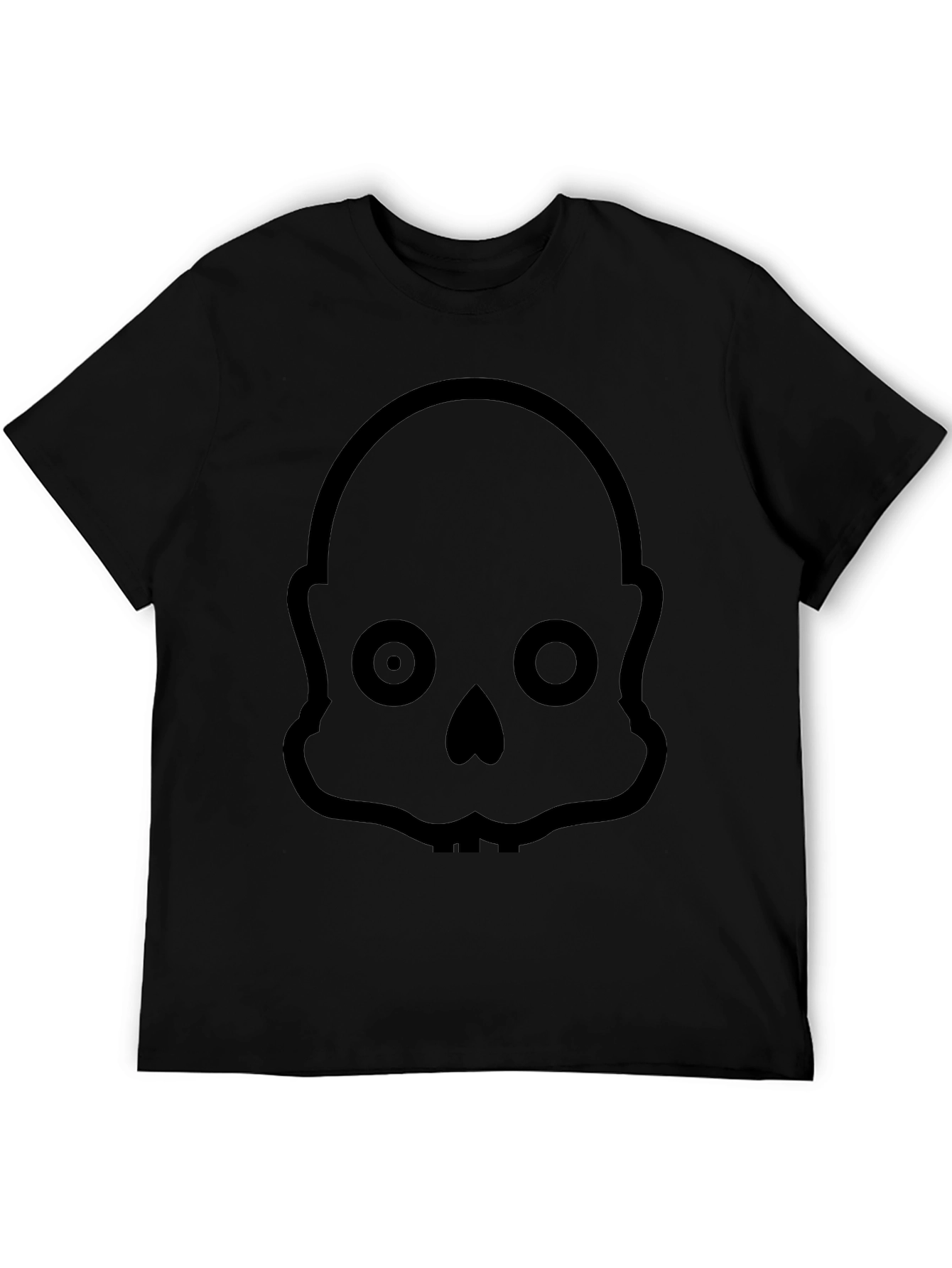 Skull Graphic Black T-Shirt for Men