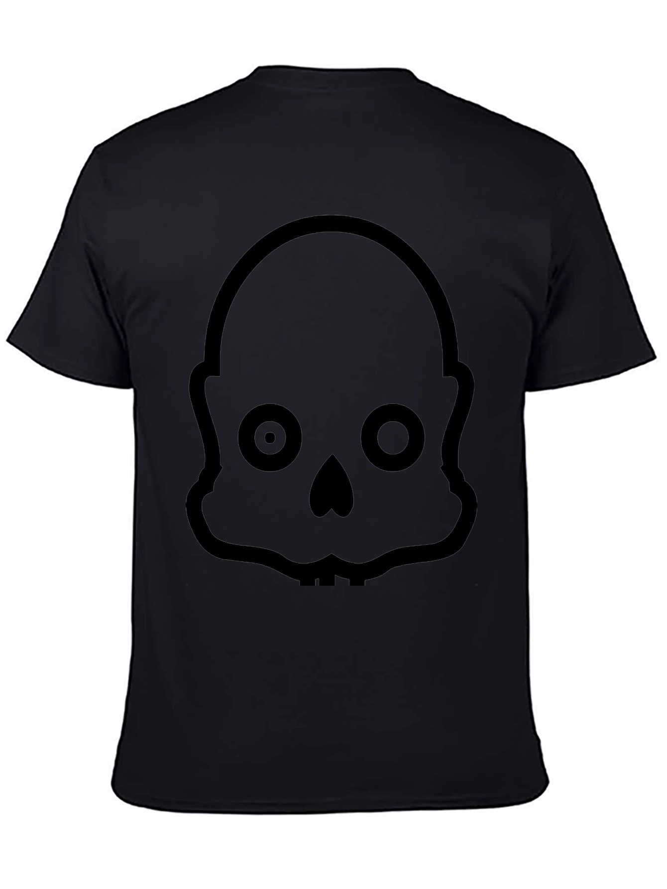 Skull Graphic Black T-Shirt for Men