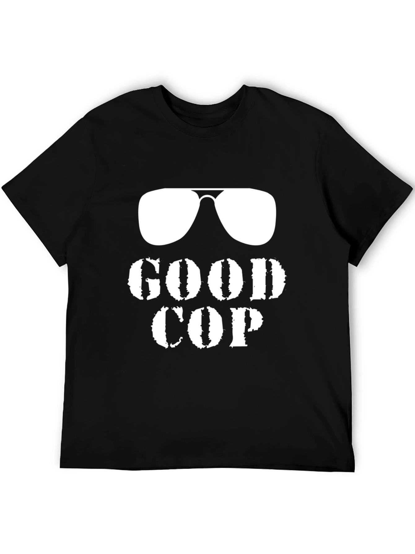 Good Cop T-Shirt Funny Sunglasses Design Tee
