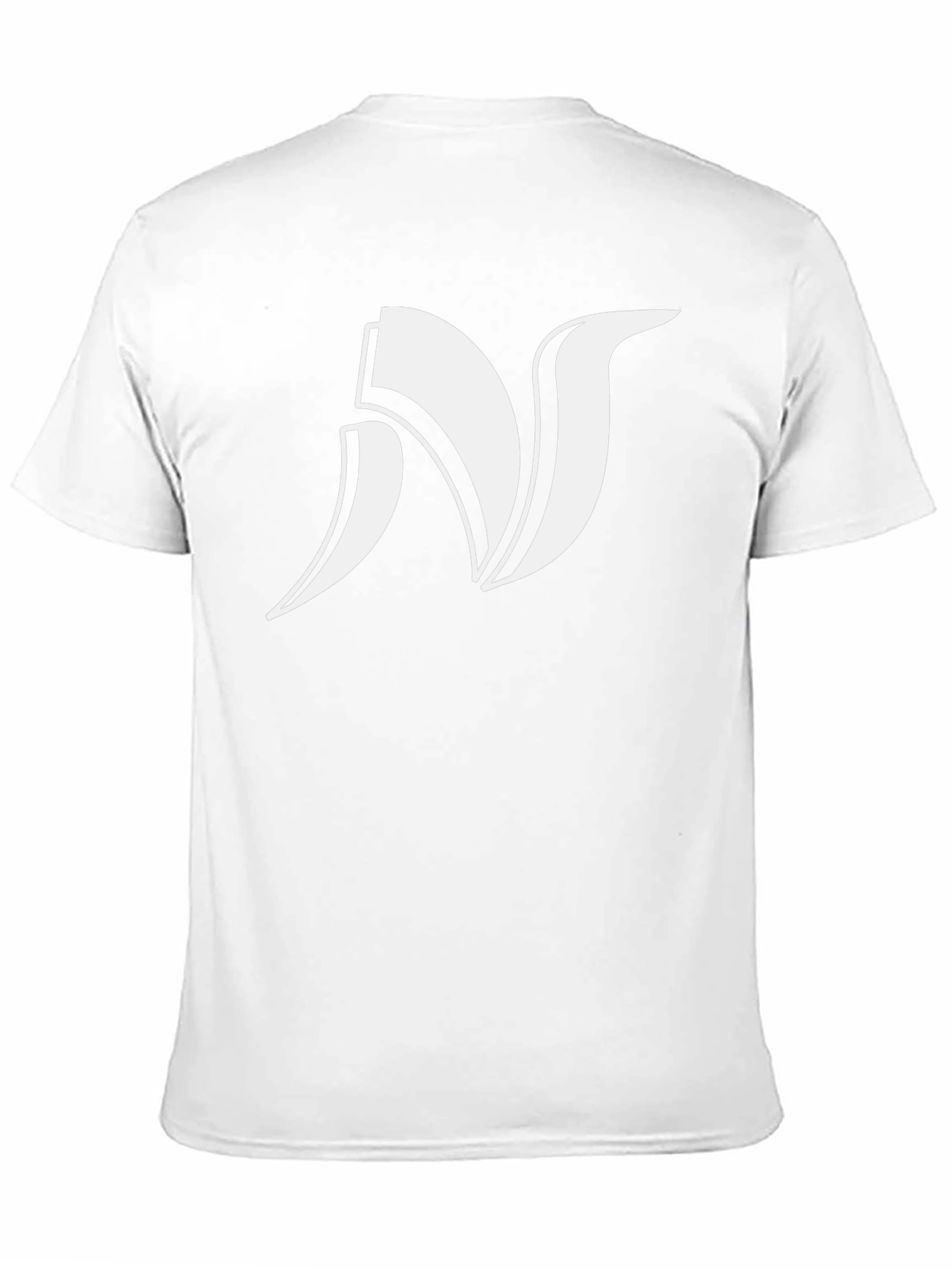 Bold Initial N Graphic Black Tee
