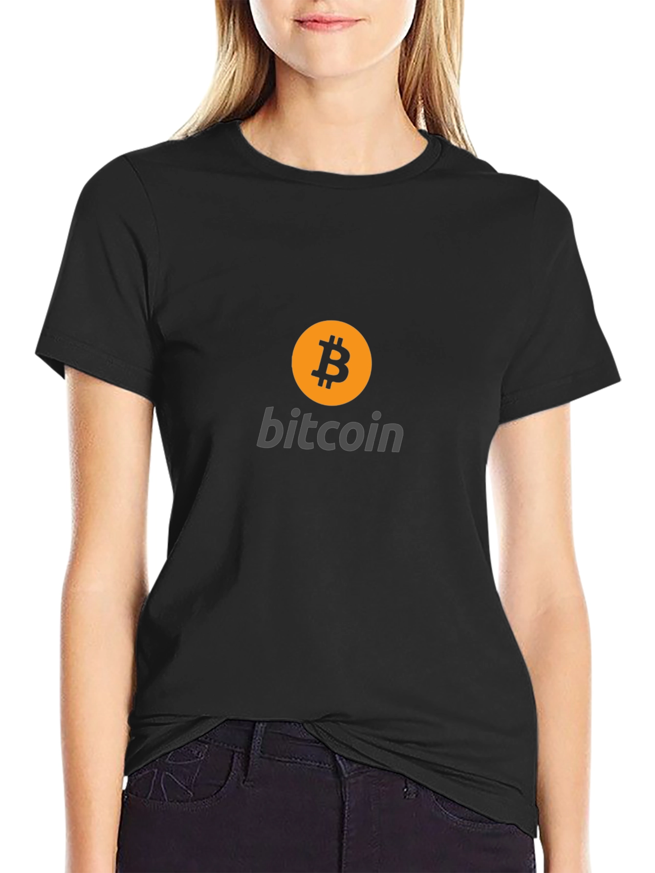 Bitcoin Black Tee - Crypto Currency T-Shirt