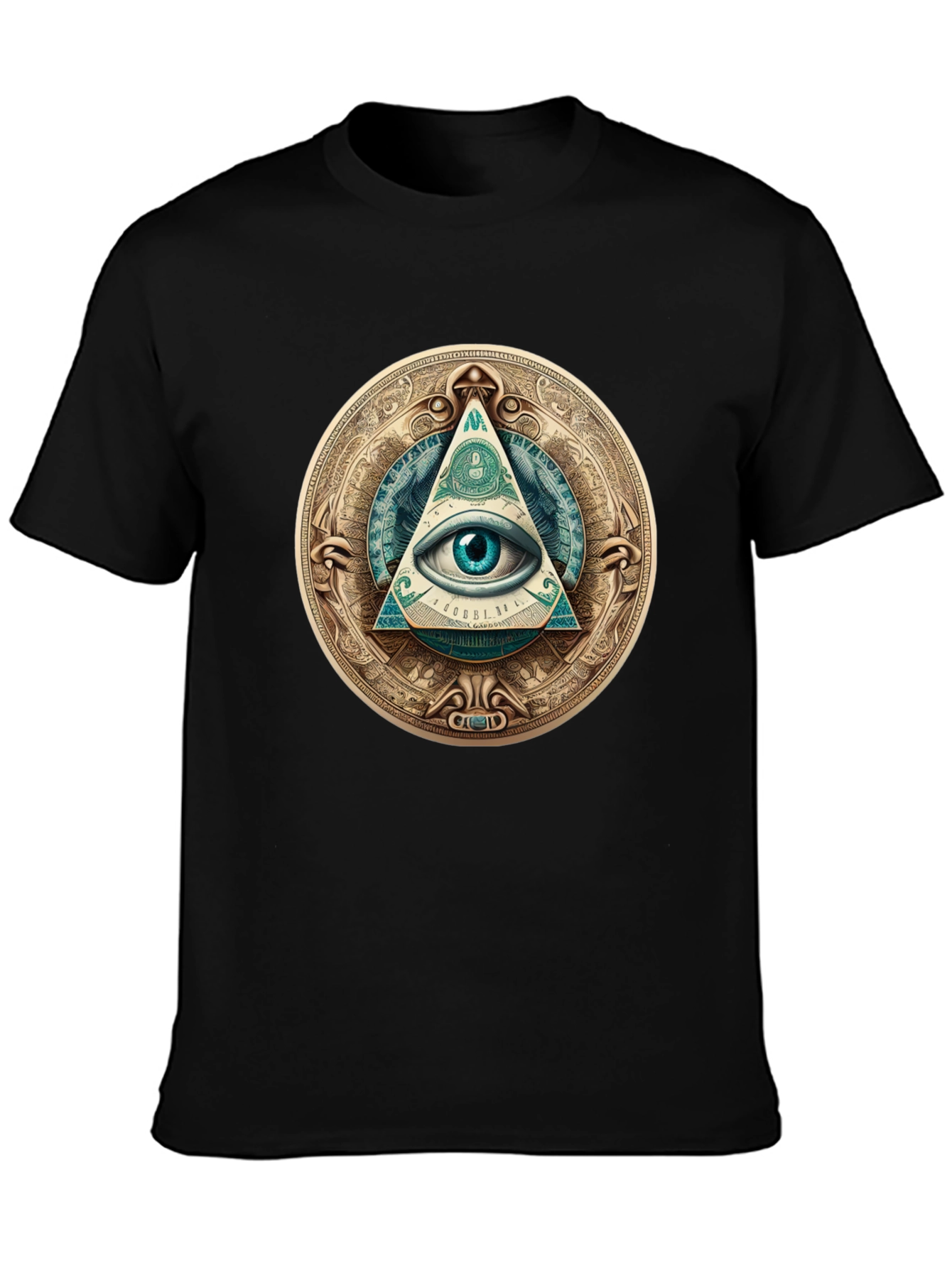 All Seeing Eye Graphic Tee - Illuminati Design