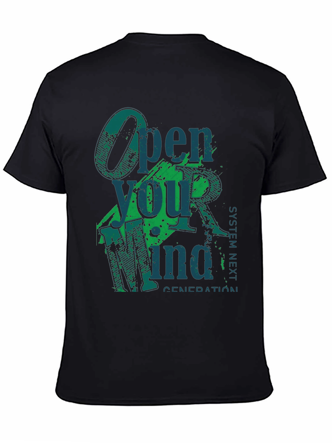 Open Your Mind Graphic Tee - Black T-Shirt