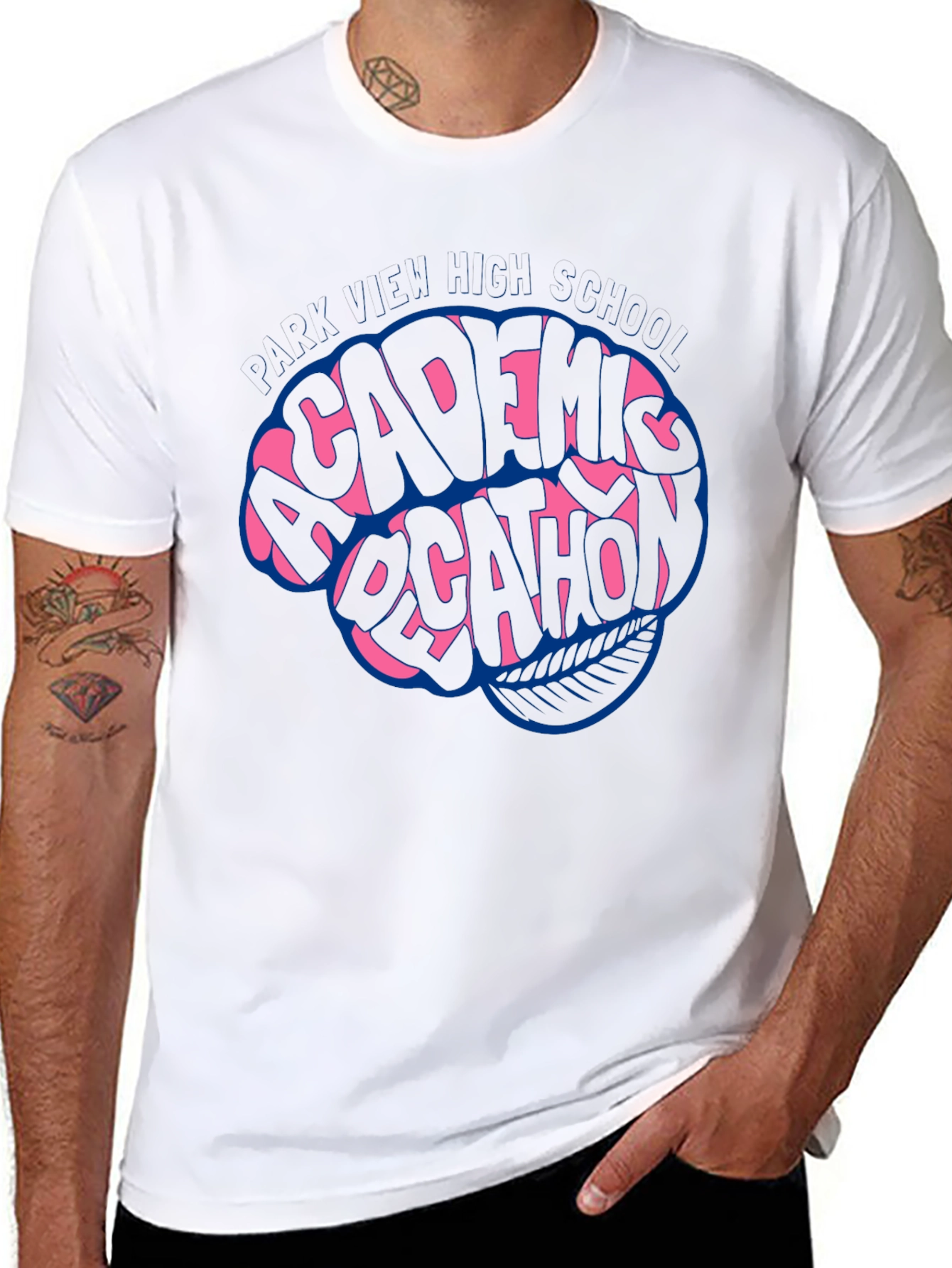 Academic Decathlon Brain Graphic Tee
