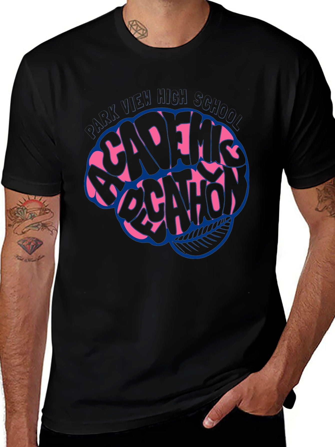 Academic Decathlon Brain Graphic Tee