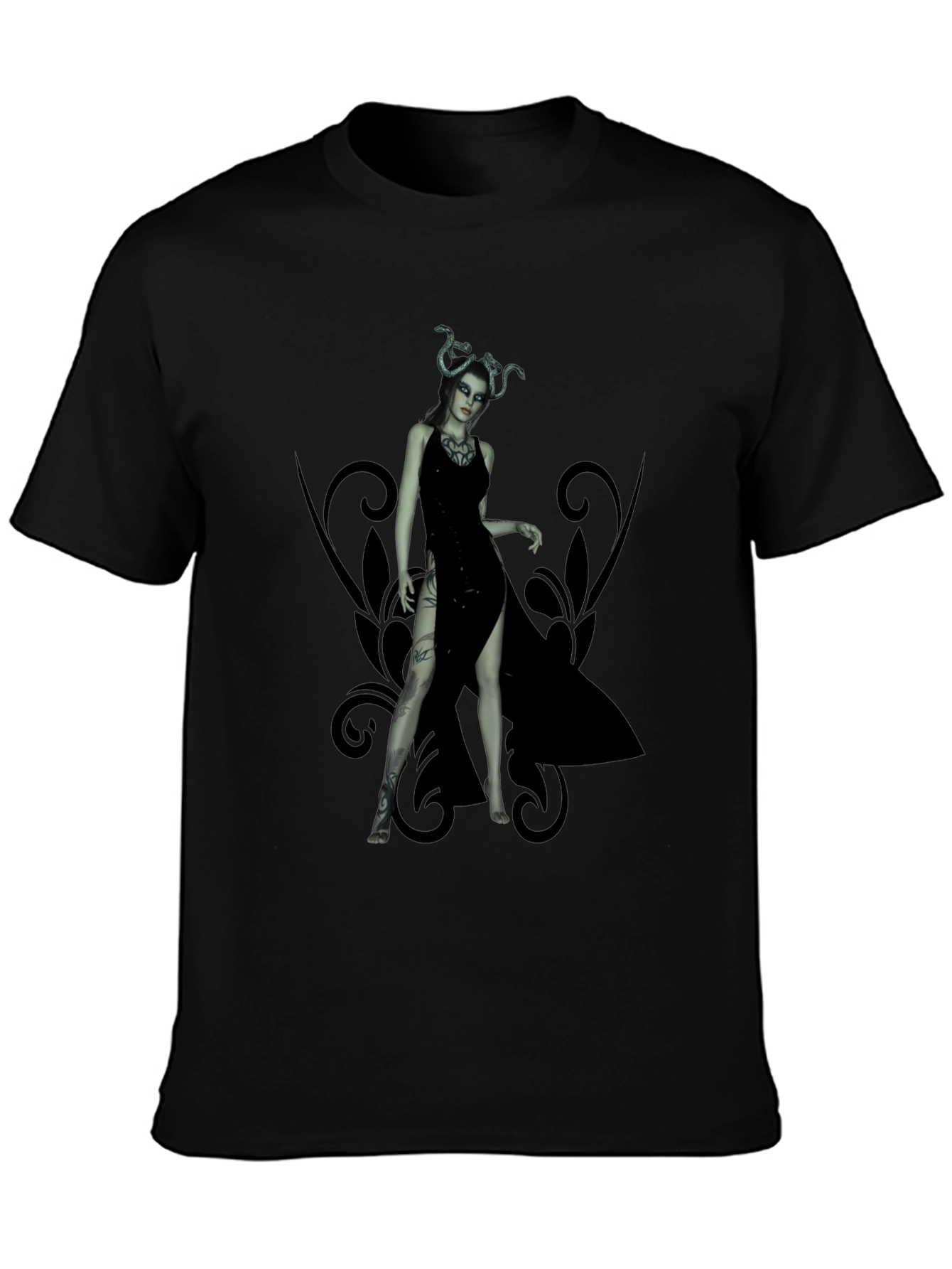 Medusa Graphic Black T-Shirt