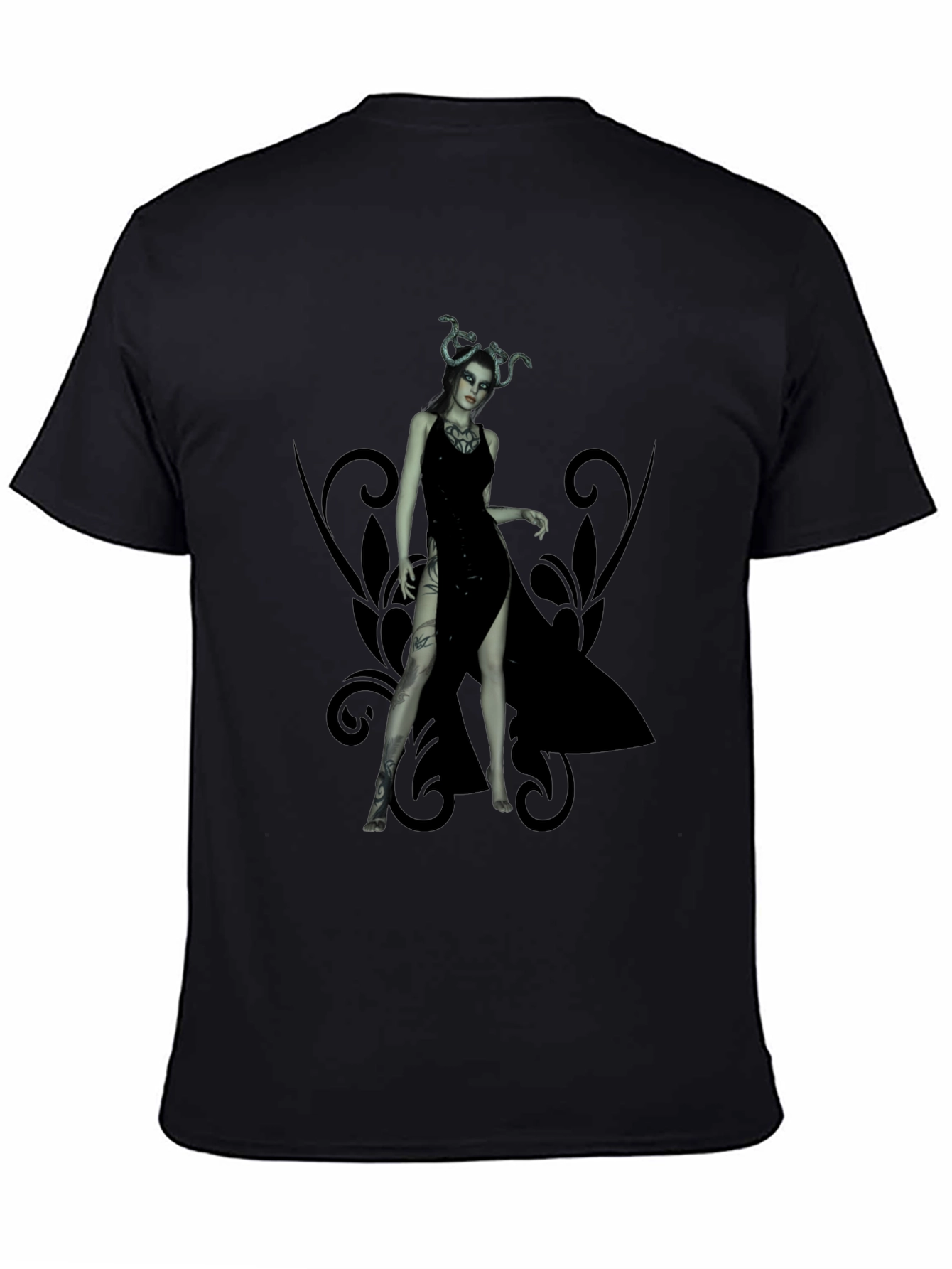 Medusa Graphic Black T-Shirt