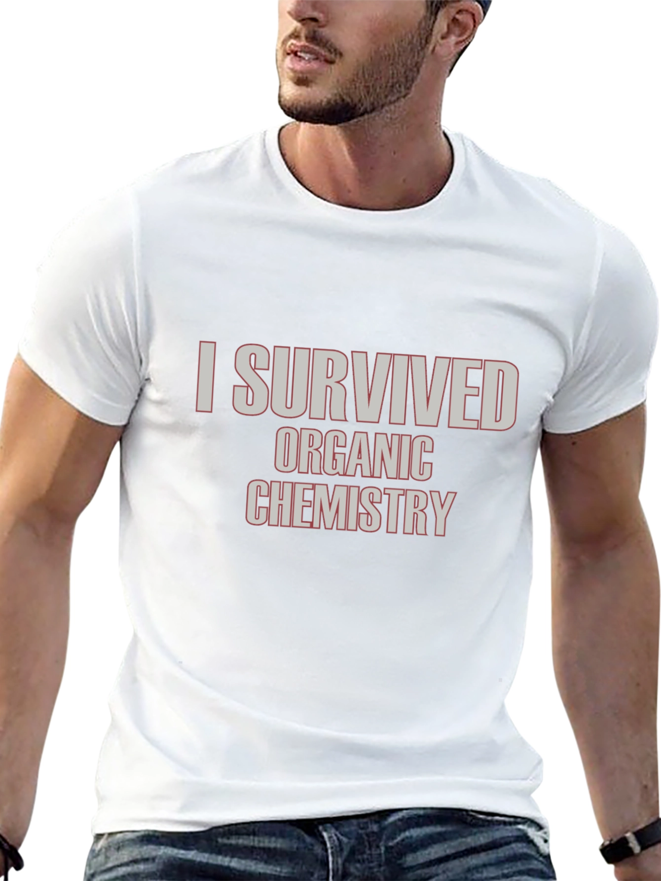 I Survived Organic Chemistry Black T-Shirt