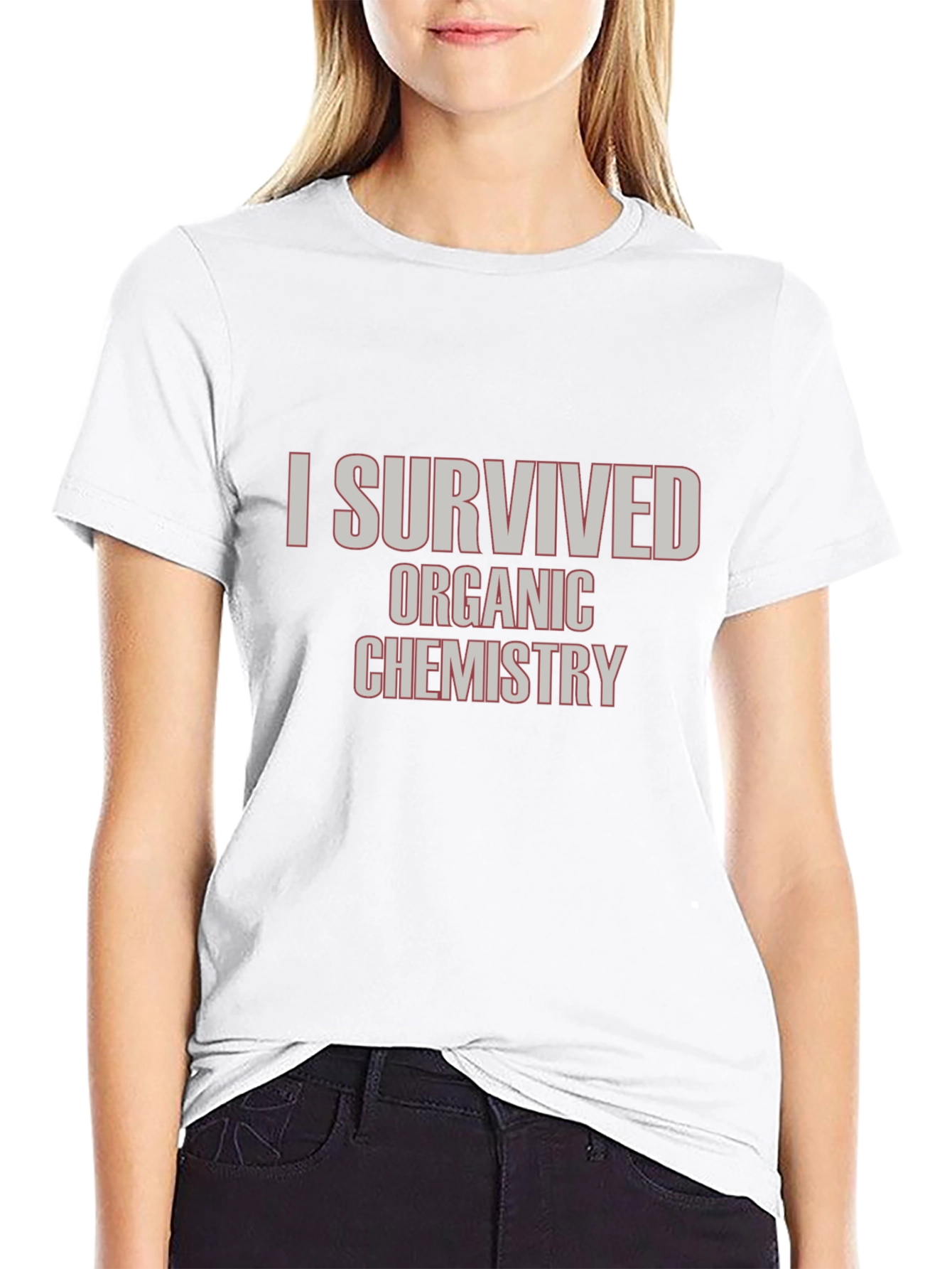 I Survived Organic Chemistry Black T-Shirt