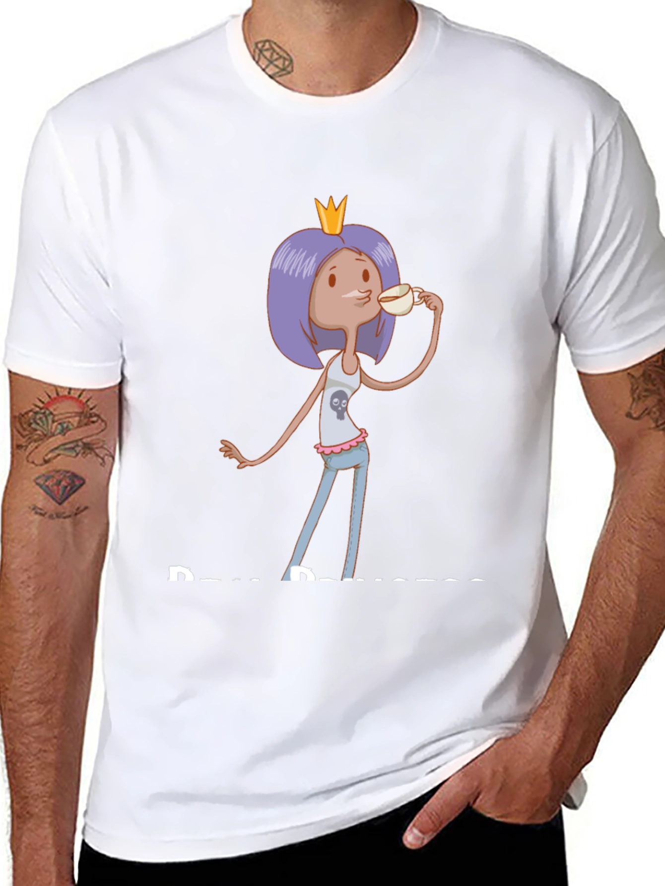 Cartoon Princess Graphic Tee