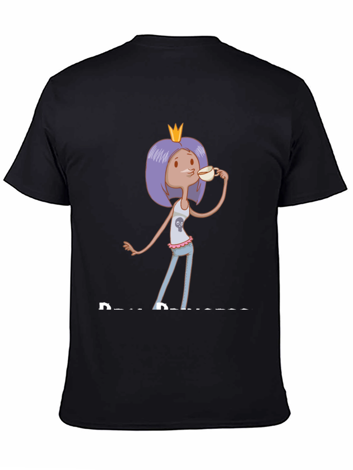 Cartoon Princess Graphic Tee
