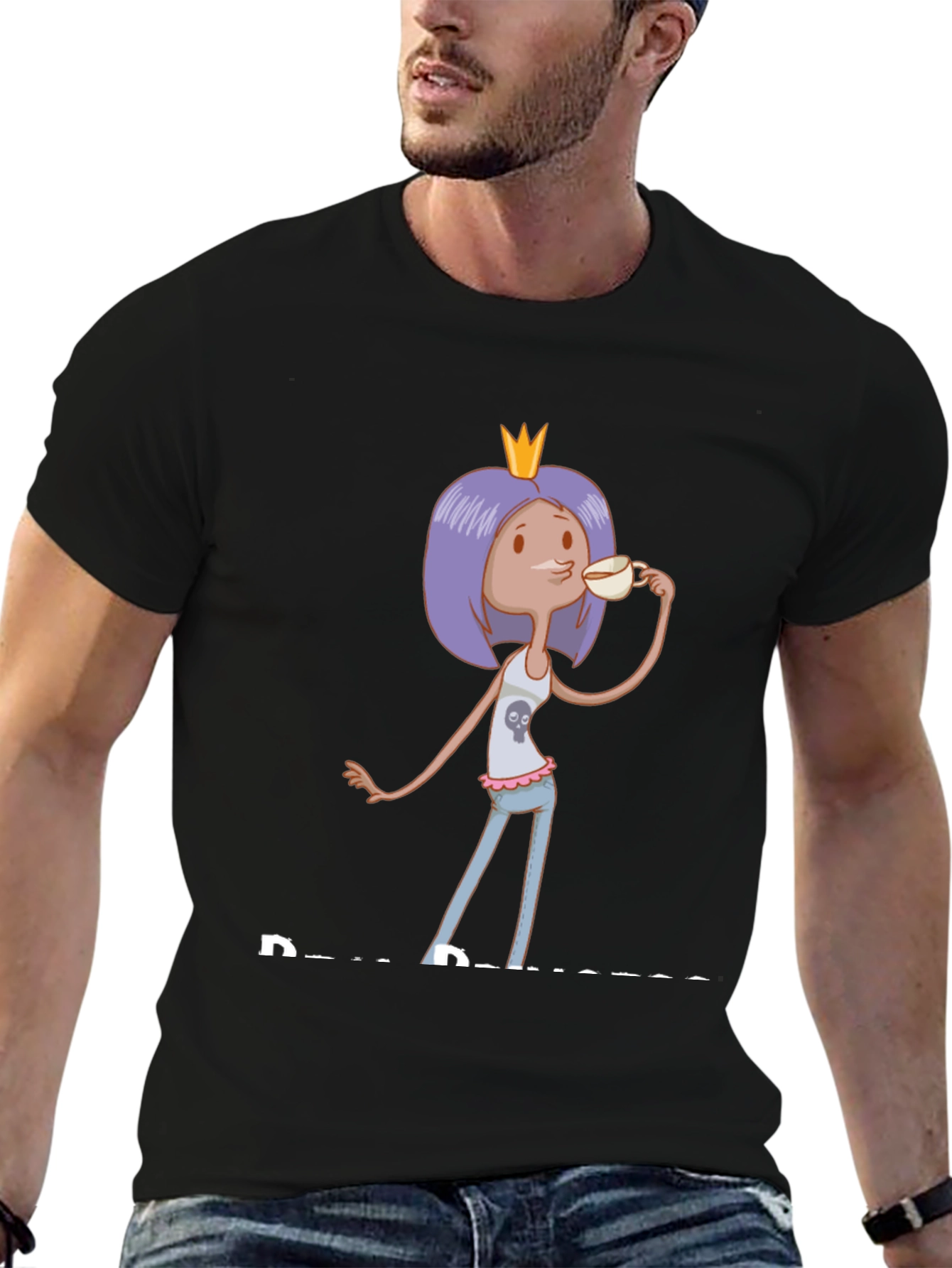 Cartoon Princess Graphic Tee