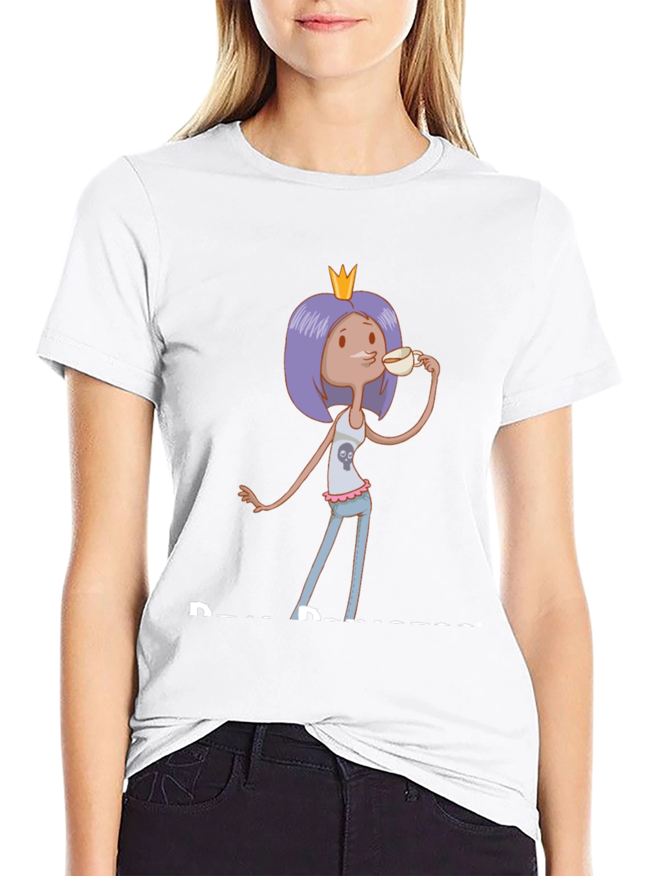 Cartoon Princess Graphic Tee