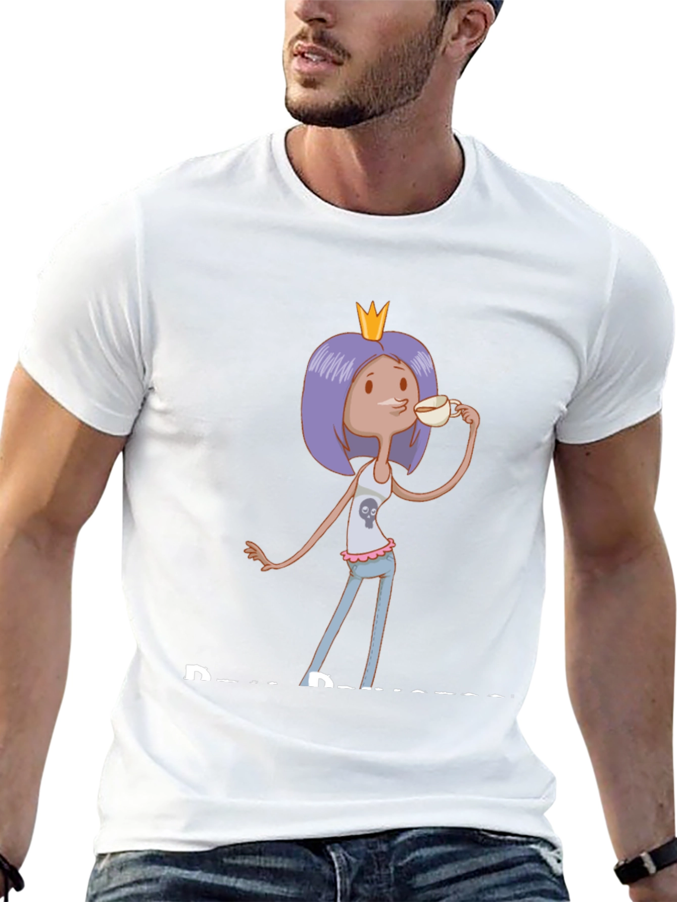 Cartoon Princess Graphic Tee