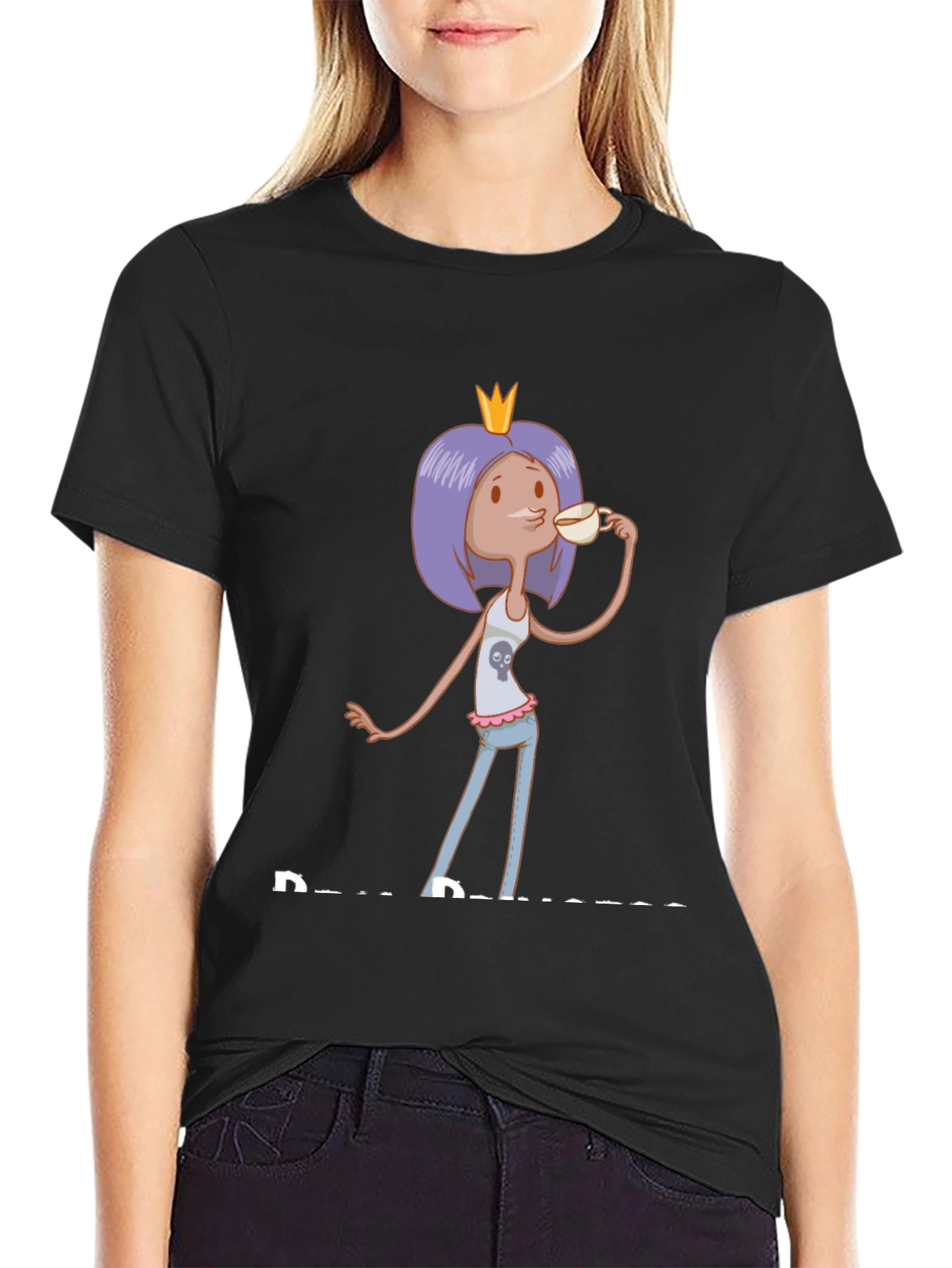 Cartoon Princess Graphic Tee