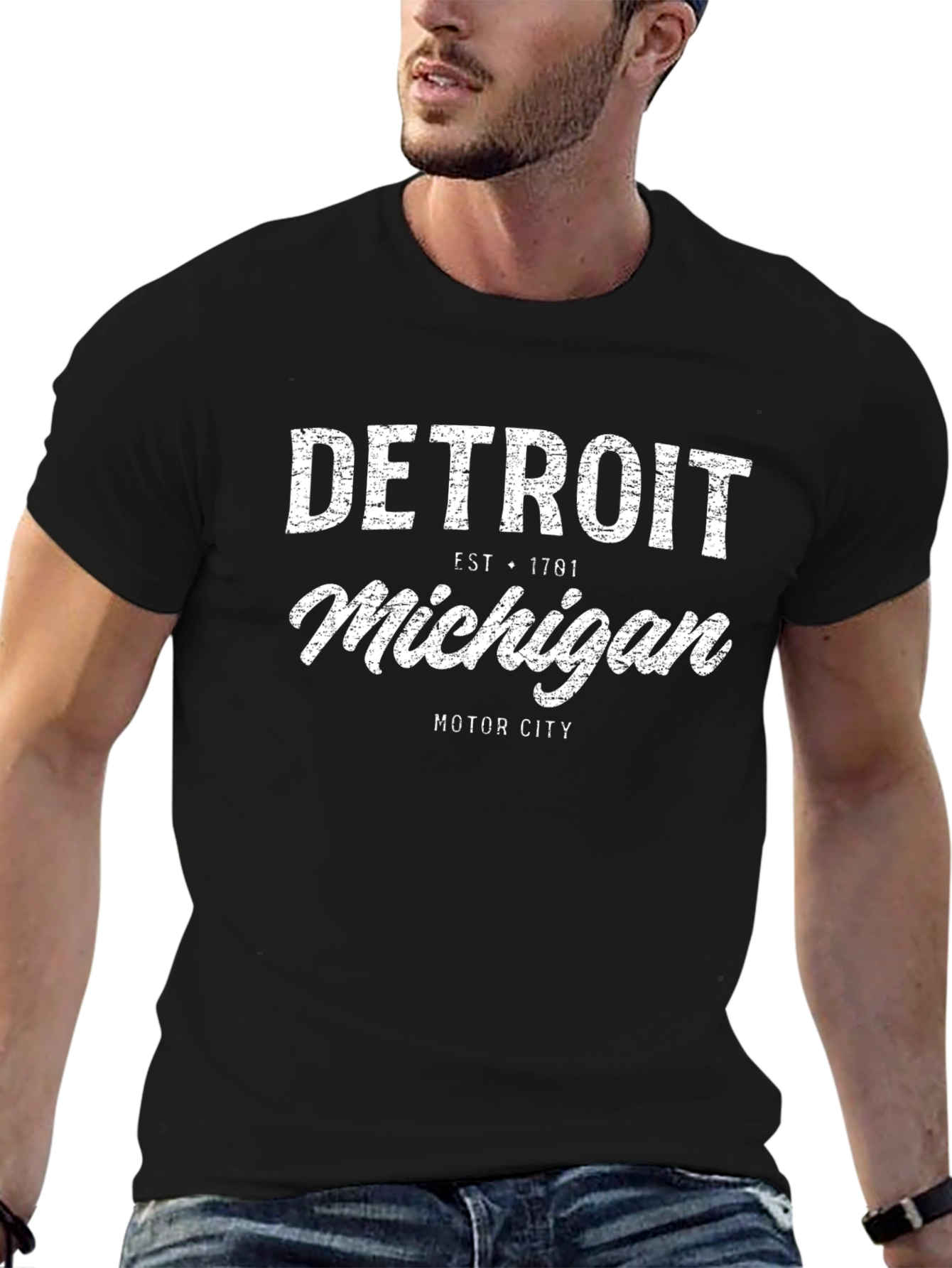 Detroit Michigan Graphic T-Shirt