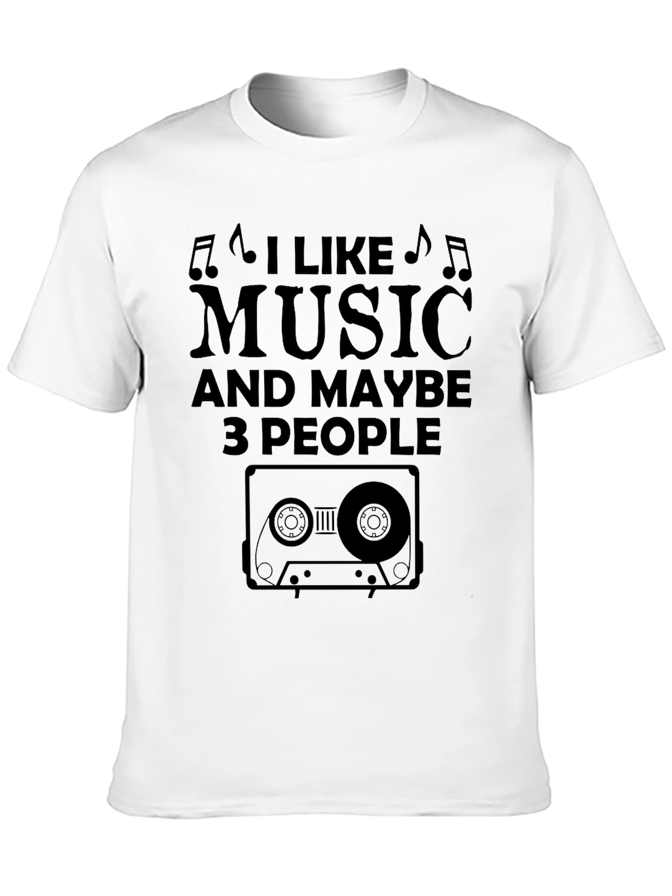 Music Lover T-Shirt - Cassette Tape Graphic Tee