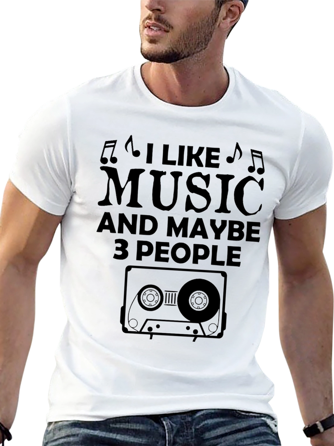 Music Lover T-Shirt - Cassette Tape Graphic Tee